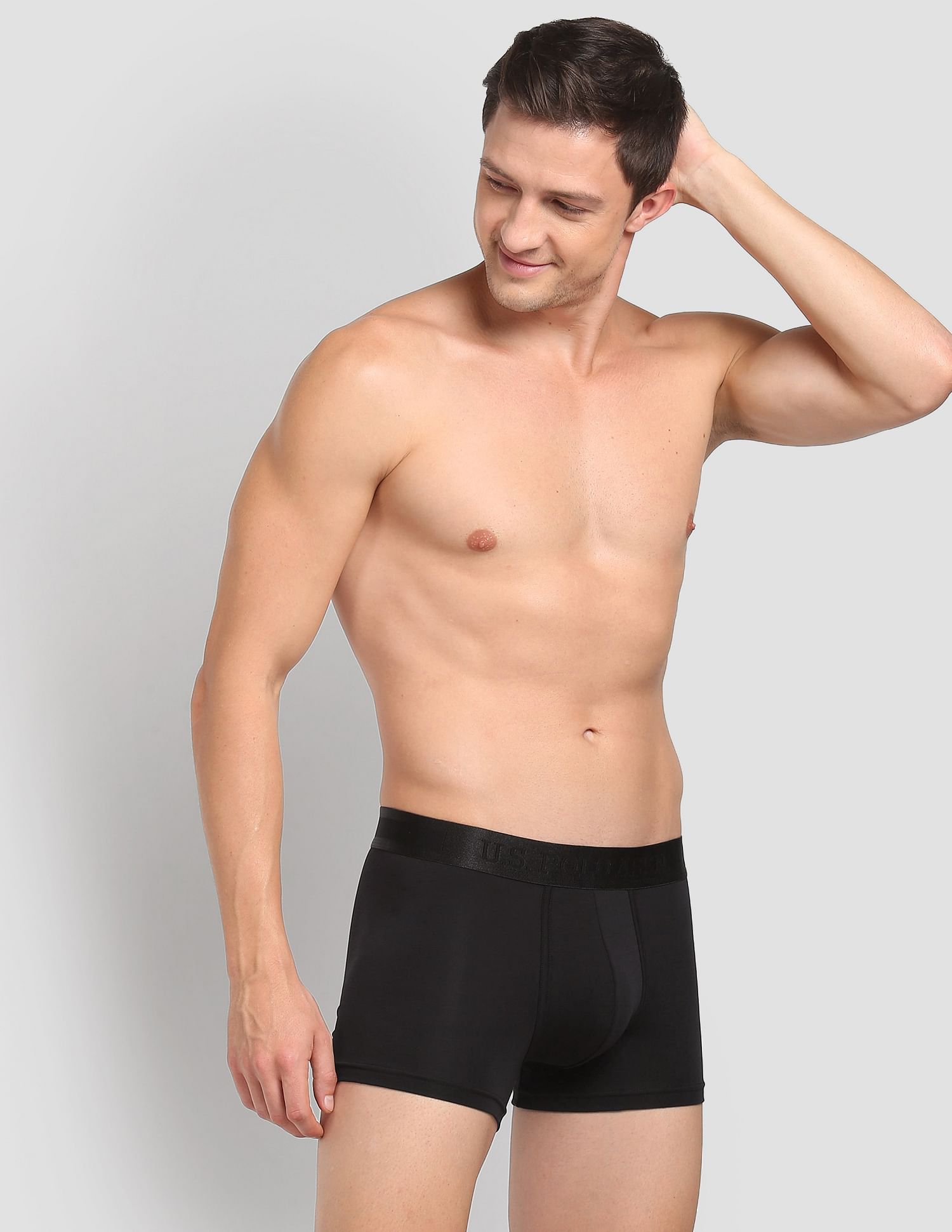 Mid Rise Solid PT001 Premium Trunks - Pack Of 1 - Image 2