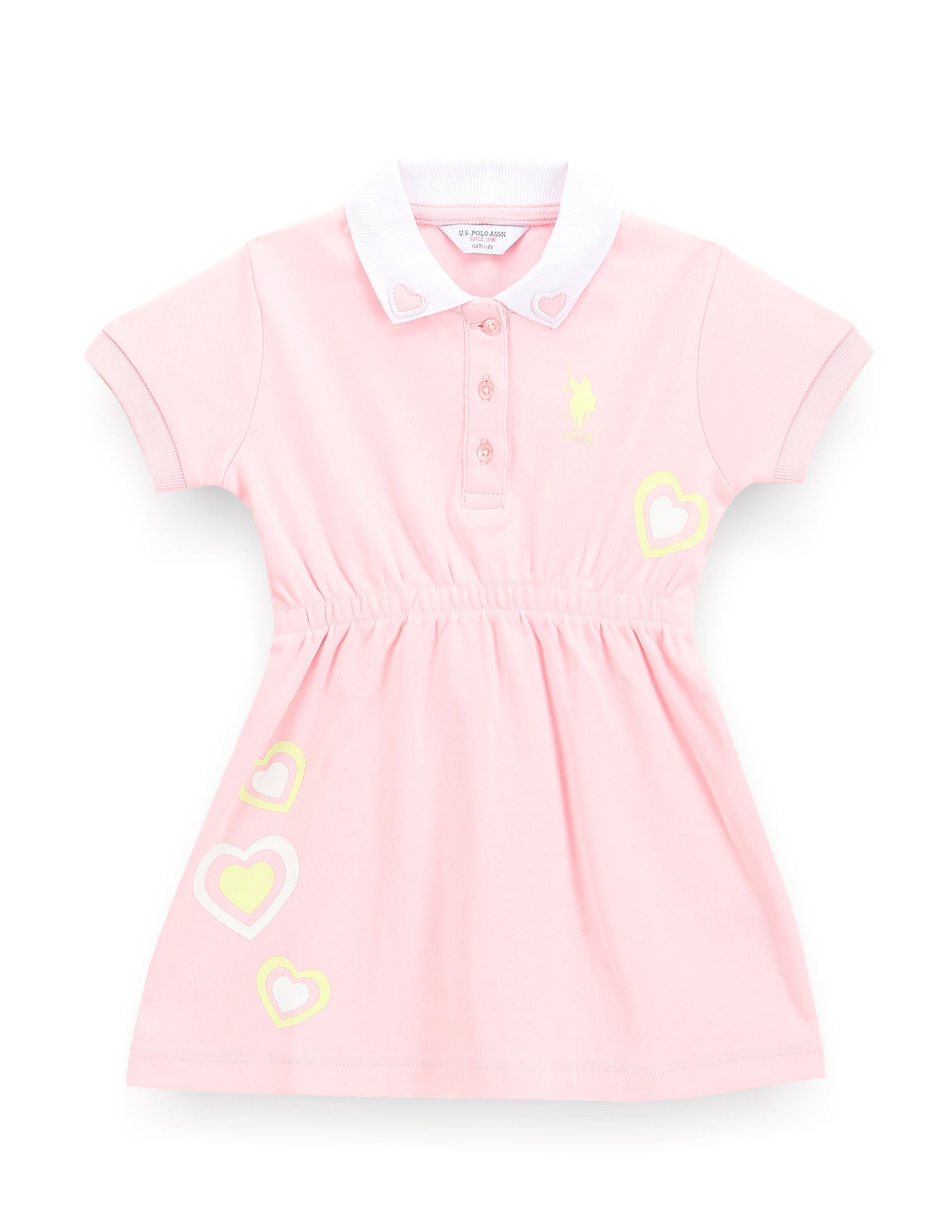 Cotton Classic Polo Dress for Girls