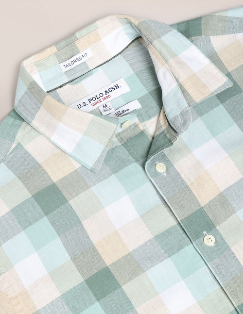 Plaid Check Premium Cotton Shirt
