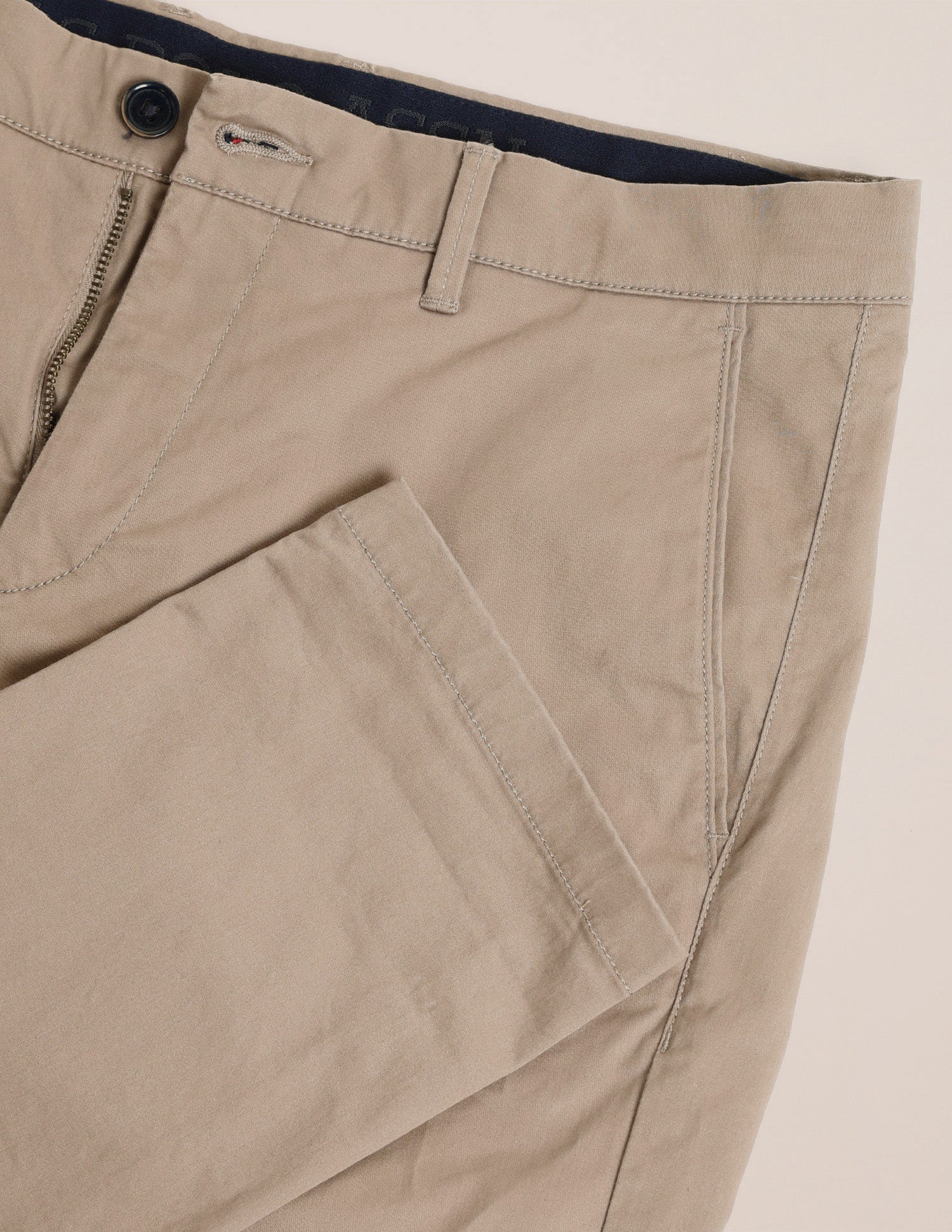 Denver Slim Fit Regular Trousers Taupe - U.S. POLO ASSN. | Large