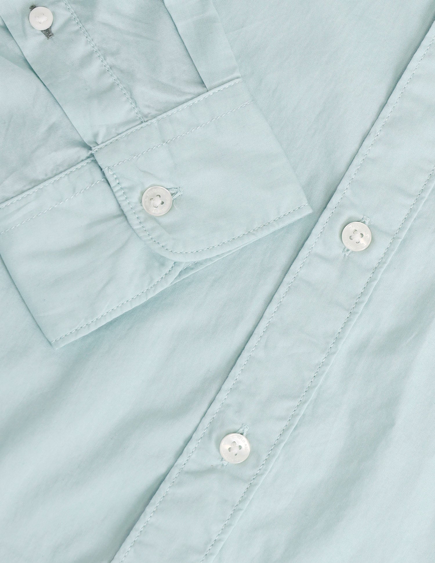 Solid Slim Fit Shirt Light Green - U.S. Polo Assn. India | Large
