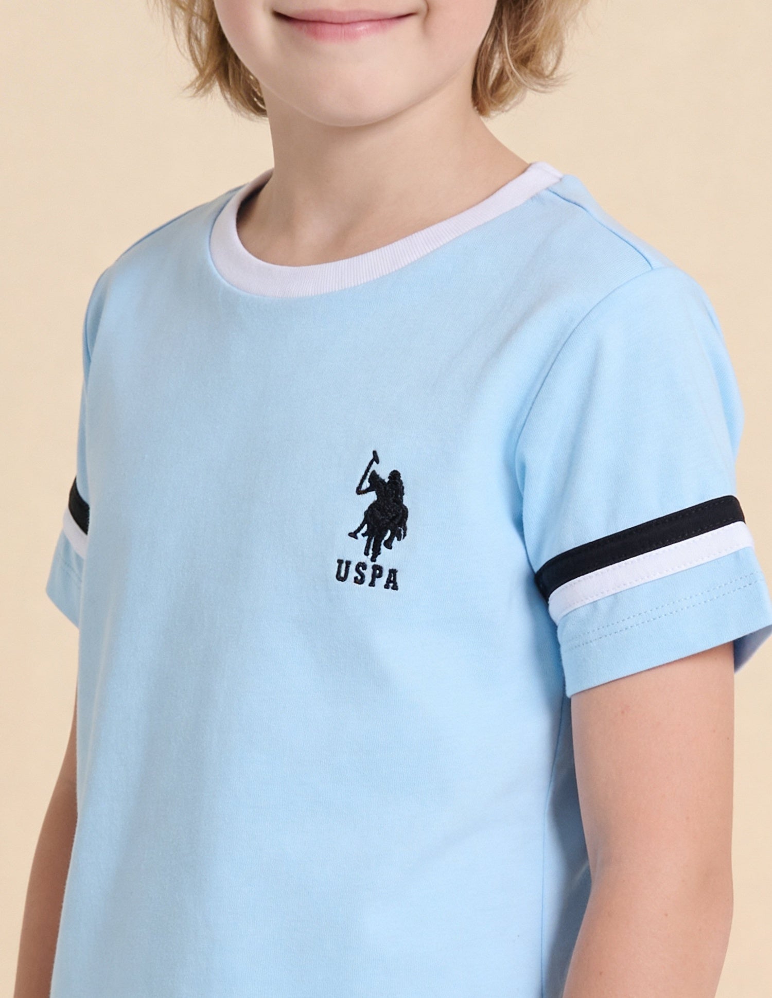Solid And Graphic Printed Regular Fit T-Shirt - Pack Of 2 Assorted - U.S. Polo Assn. India | Large