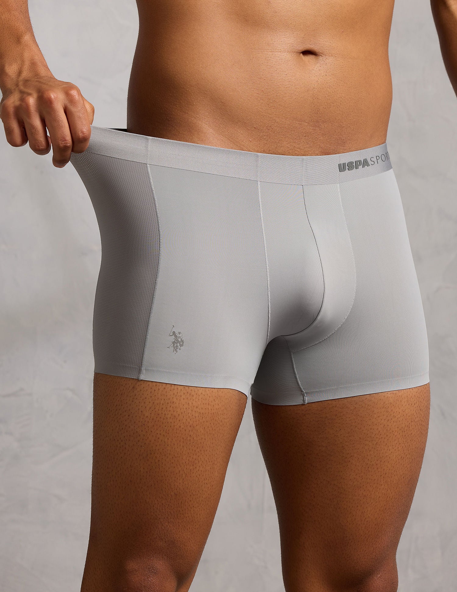 Micro Fibre Seamless High Stretch Trunk Grey - U.S. POLO ASSN. | Large