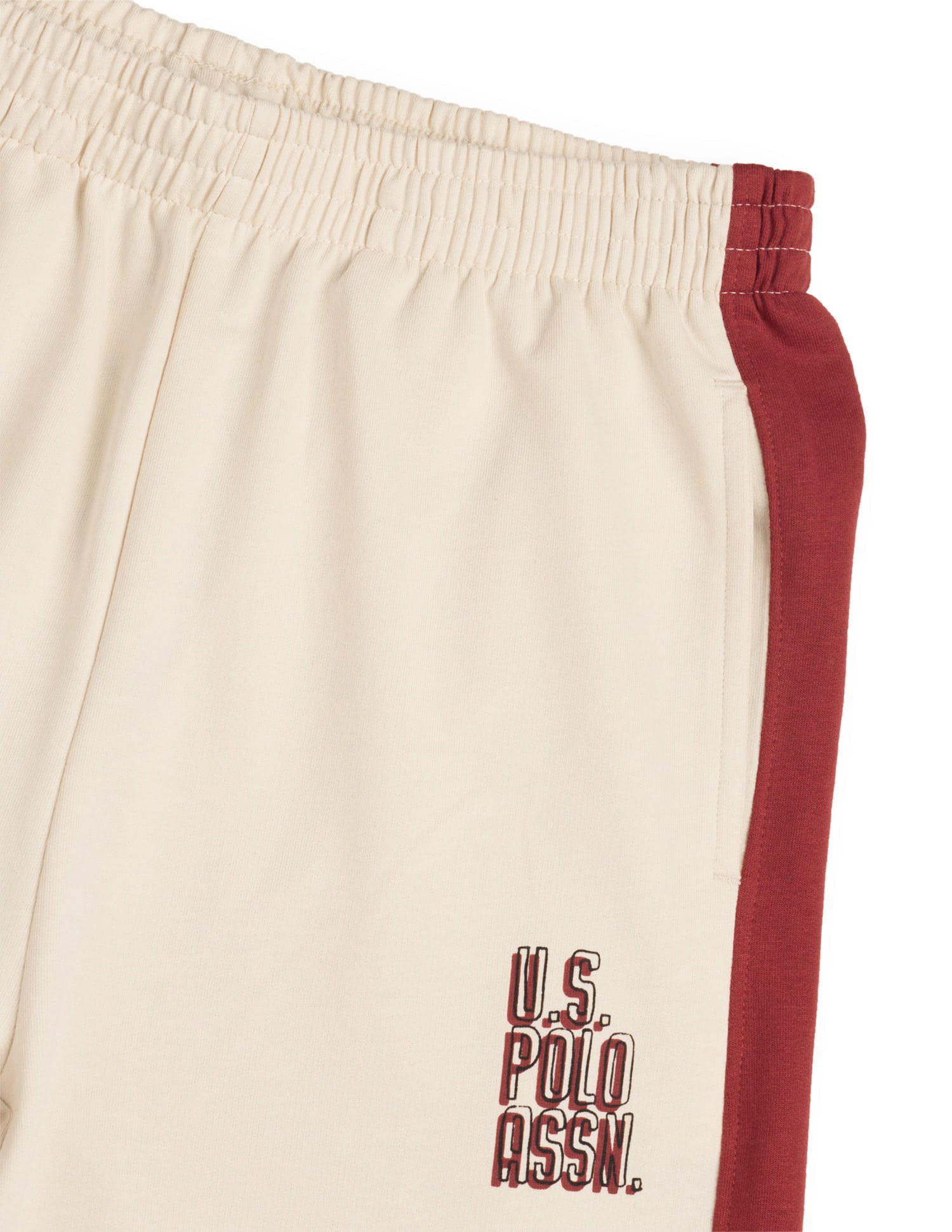 Polo Collar T-Shirt With Wide Leg Pants White - U.S. Polo Assn. India | Large