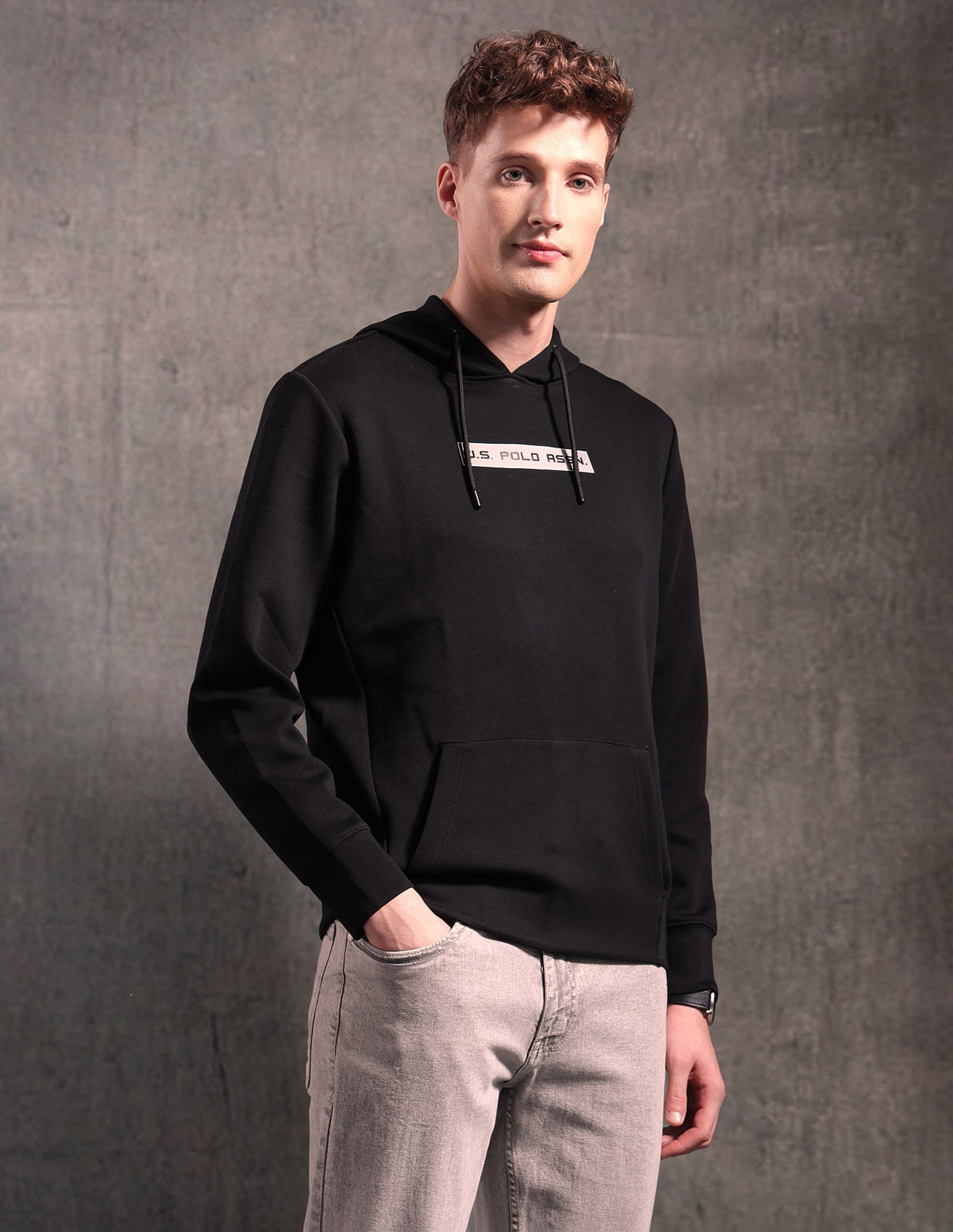 Black & Gold Regular Fit Sweatshirt Black - U.S. POLO ASSN. | Large