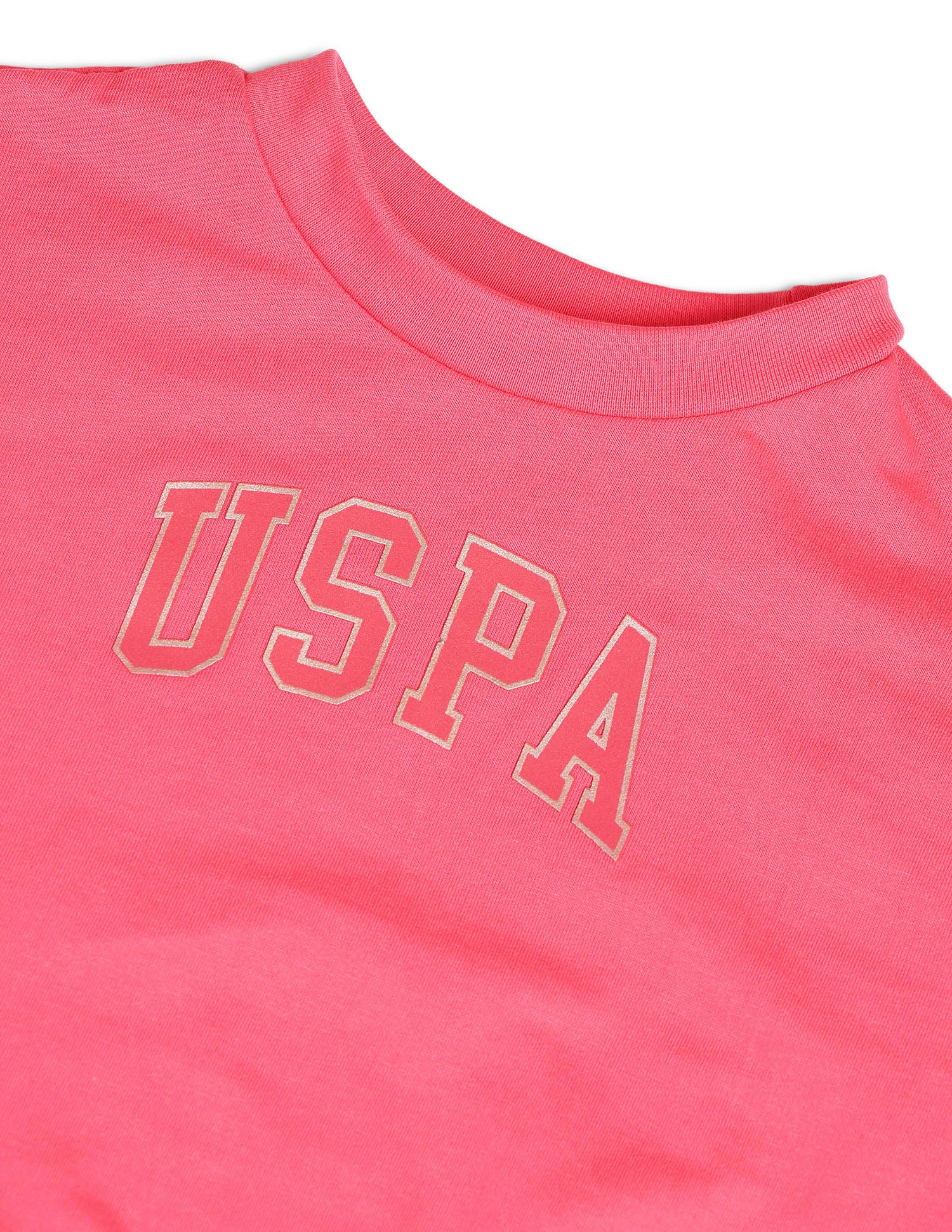 Girls Casual Two Piece Set Light Pink - U.S. POLO ASSN. | Large