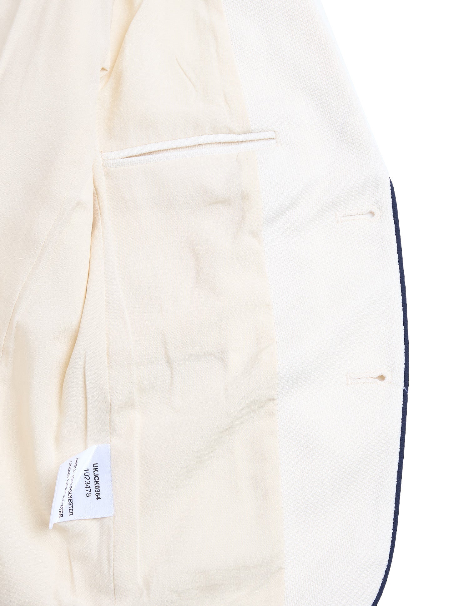 Boys Smart Casual Regular Fit Blazer Off White - U.S. POLO ASSN. | Large