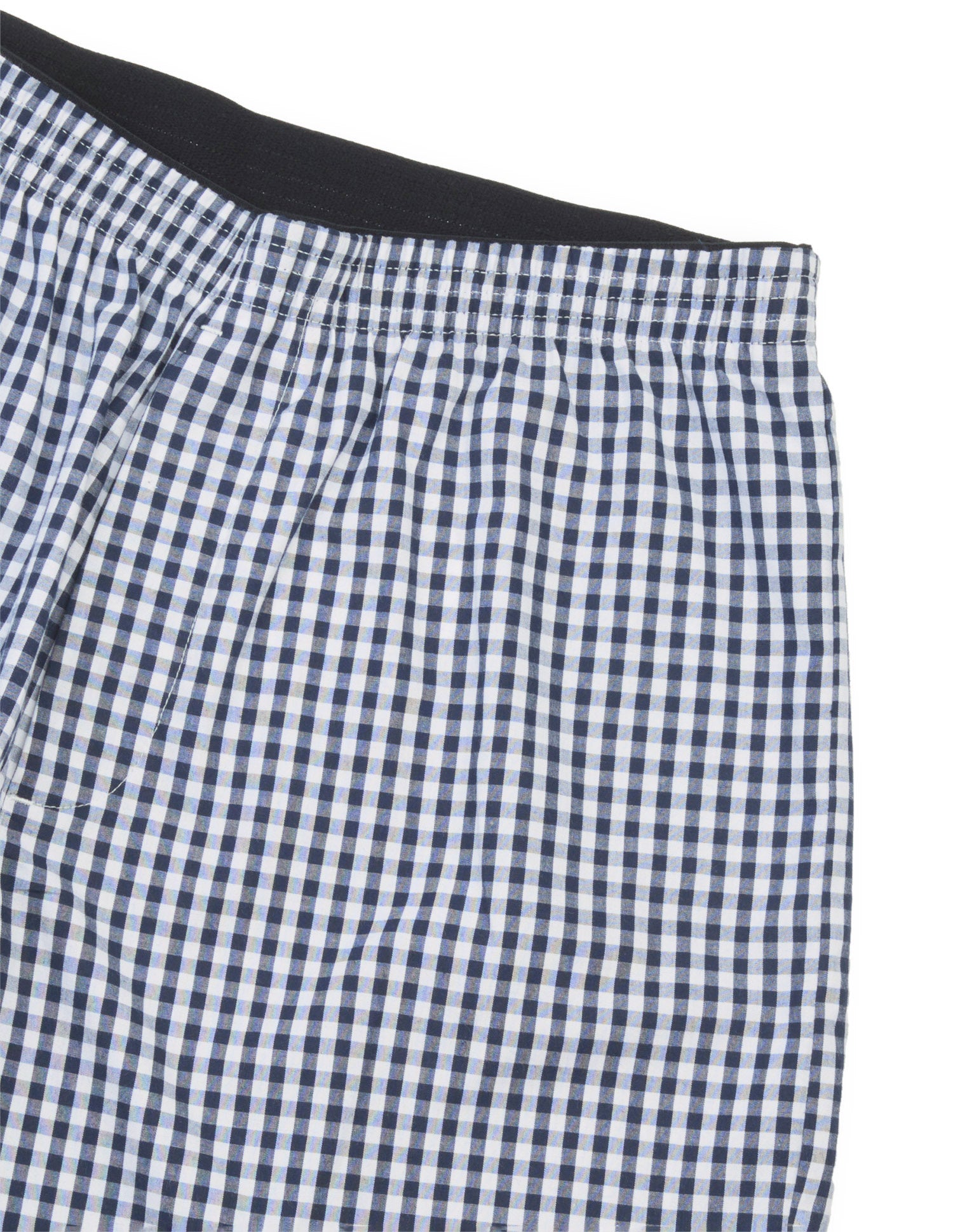 Gingham Checked OEX24 Boxer Shorts Navy - U.S. Polo Assn. India | Large