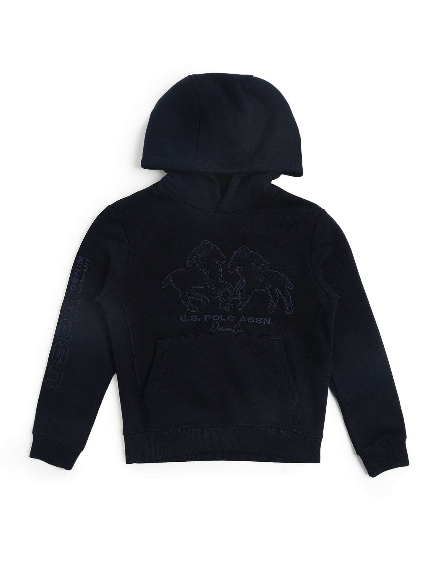 Boys Graphic Brand Embroidered Sweatshirt Navy - U.S. POLO ASSN. | Large