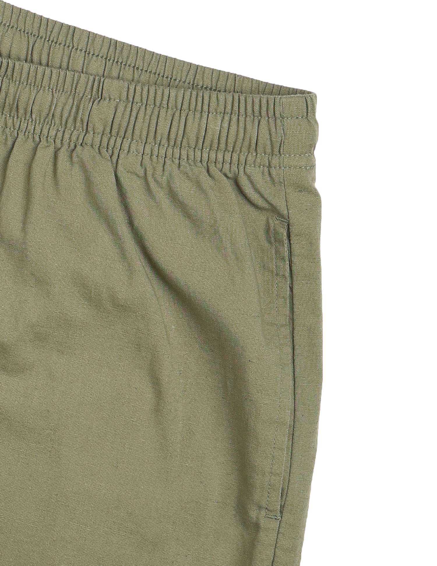 Cotton Linen PS001 Lounge Shorts - Pack Of 1 Sage - U.S. POLO ASSN. | Large