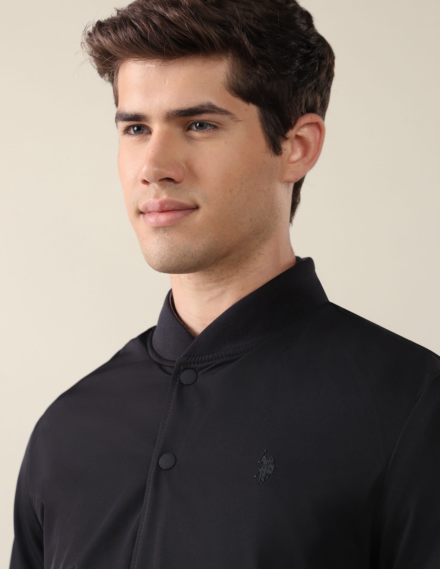 Brand Applique Reversible Jacket White - U.S. Polo Assn. India | Large
