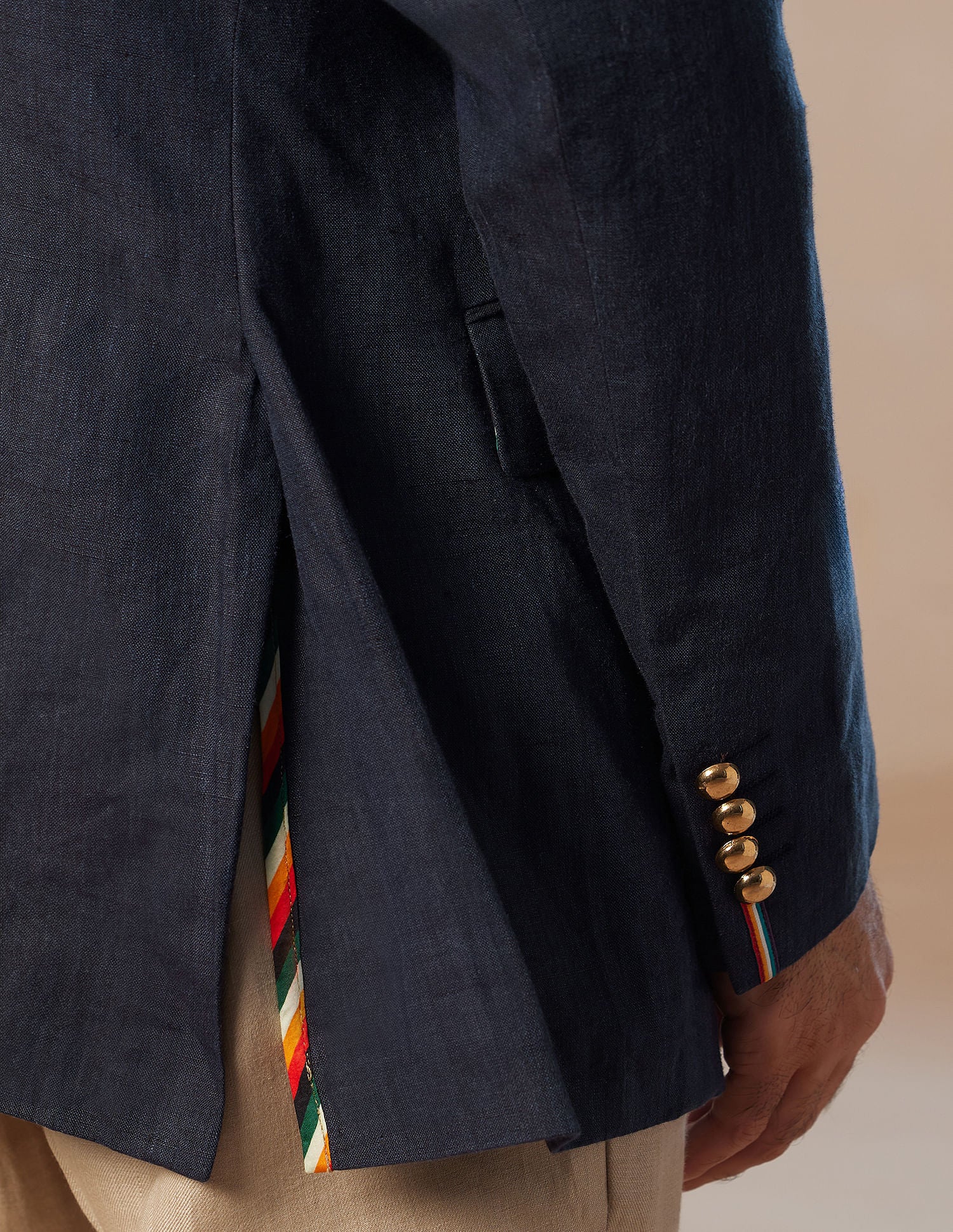 Pacho X Crest Logo Double Breasted Jacket Navy - U.S. POLO ASSN. | Large