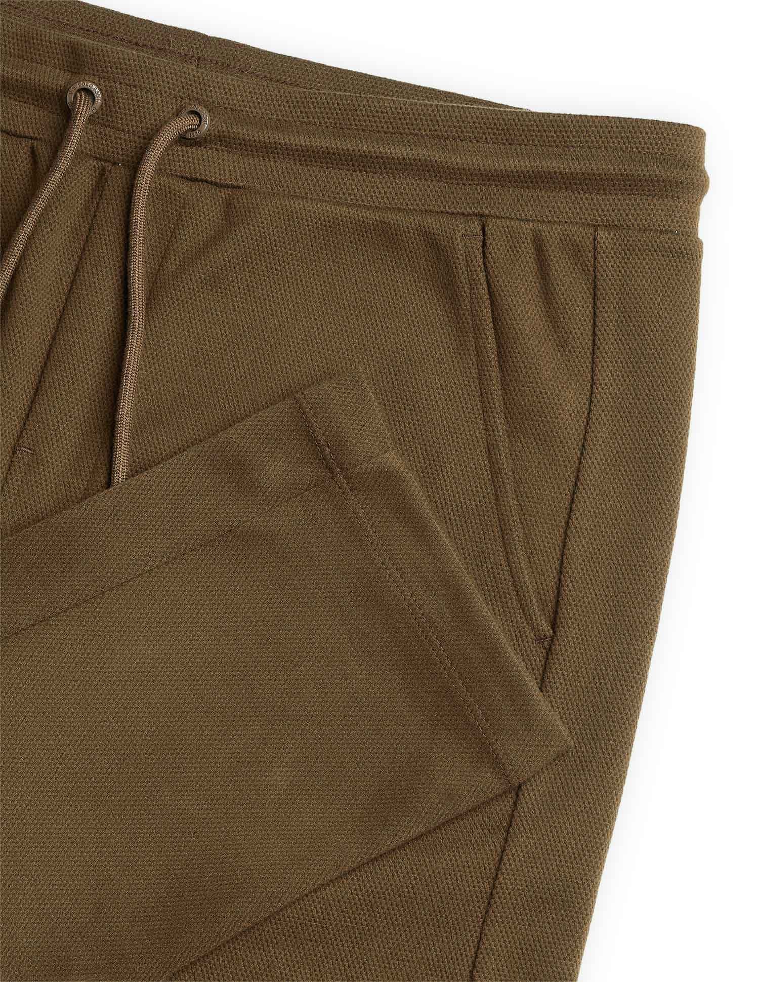 Textured Equestrian Aisle Theater Track Pants Dark Brown - U.S. POLO ASSN. | Large