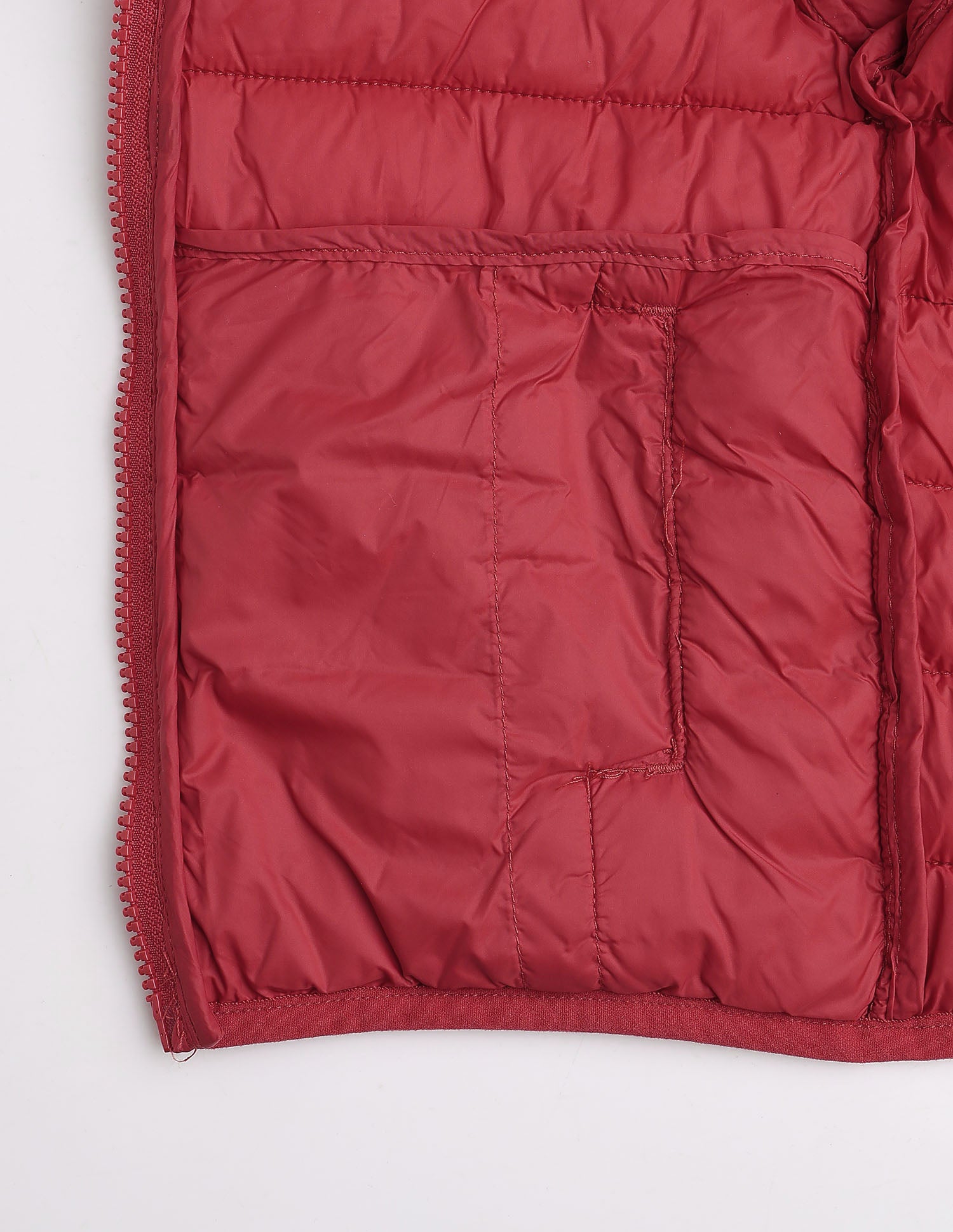 Girls Solid Regular Fit Packable Jacket Red - U.S. Polo Assn. India | Large