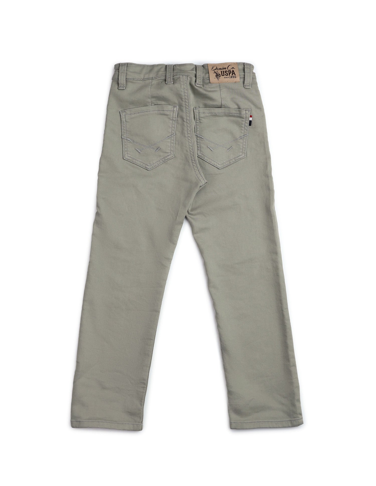 Boys Mid Rise Relaxed Fit Jeans Olive - U.S. POLO ASSN. | Large