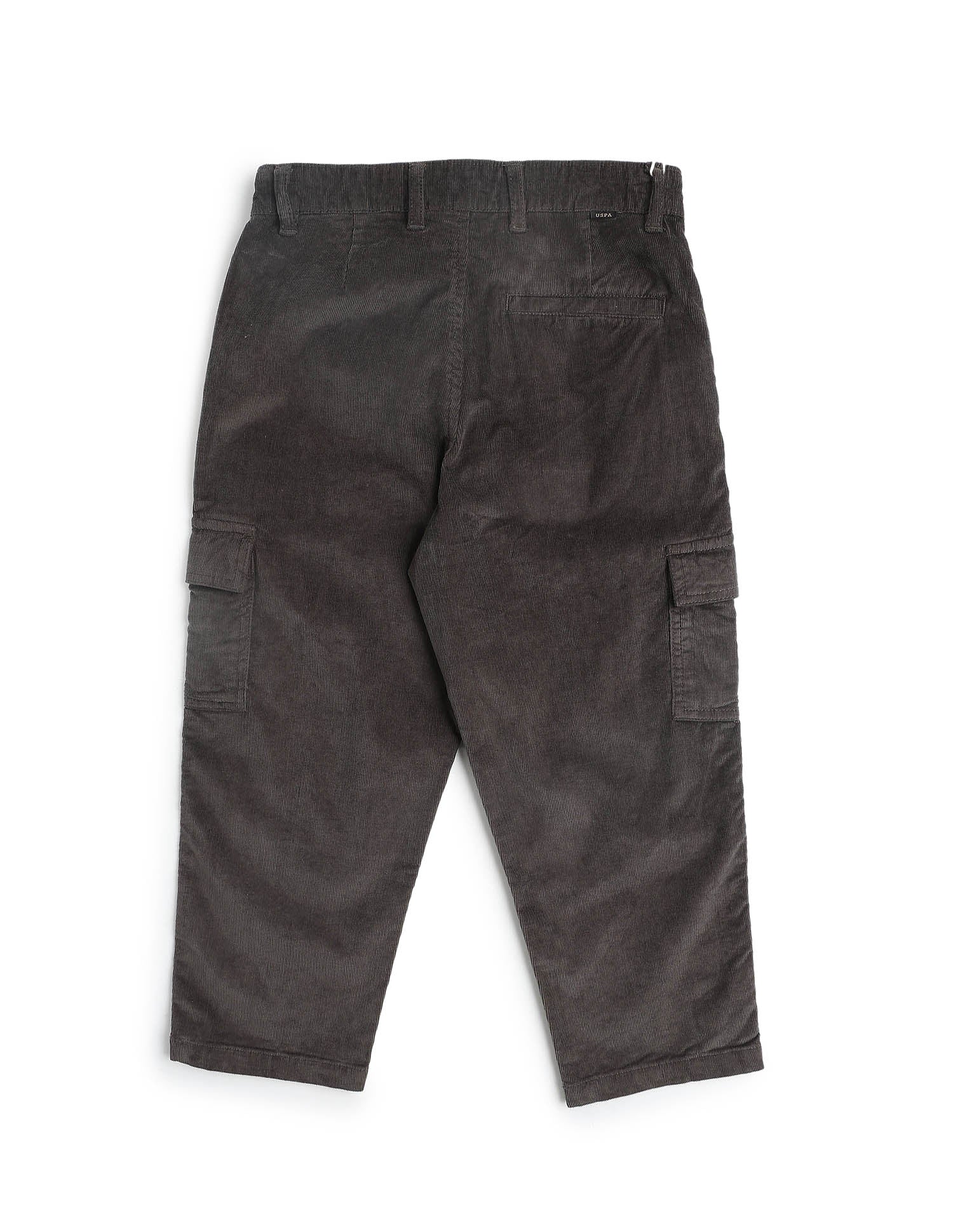 Boys Solid Corduroy Cargo Olive - U.S. POLO ASSN. | Large