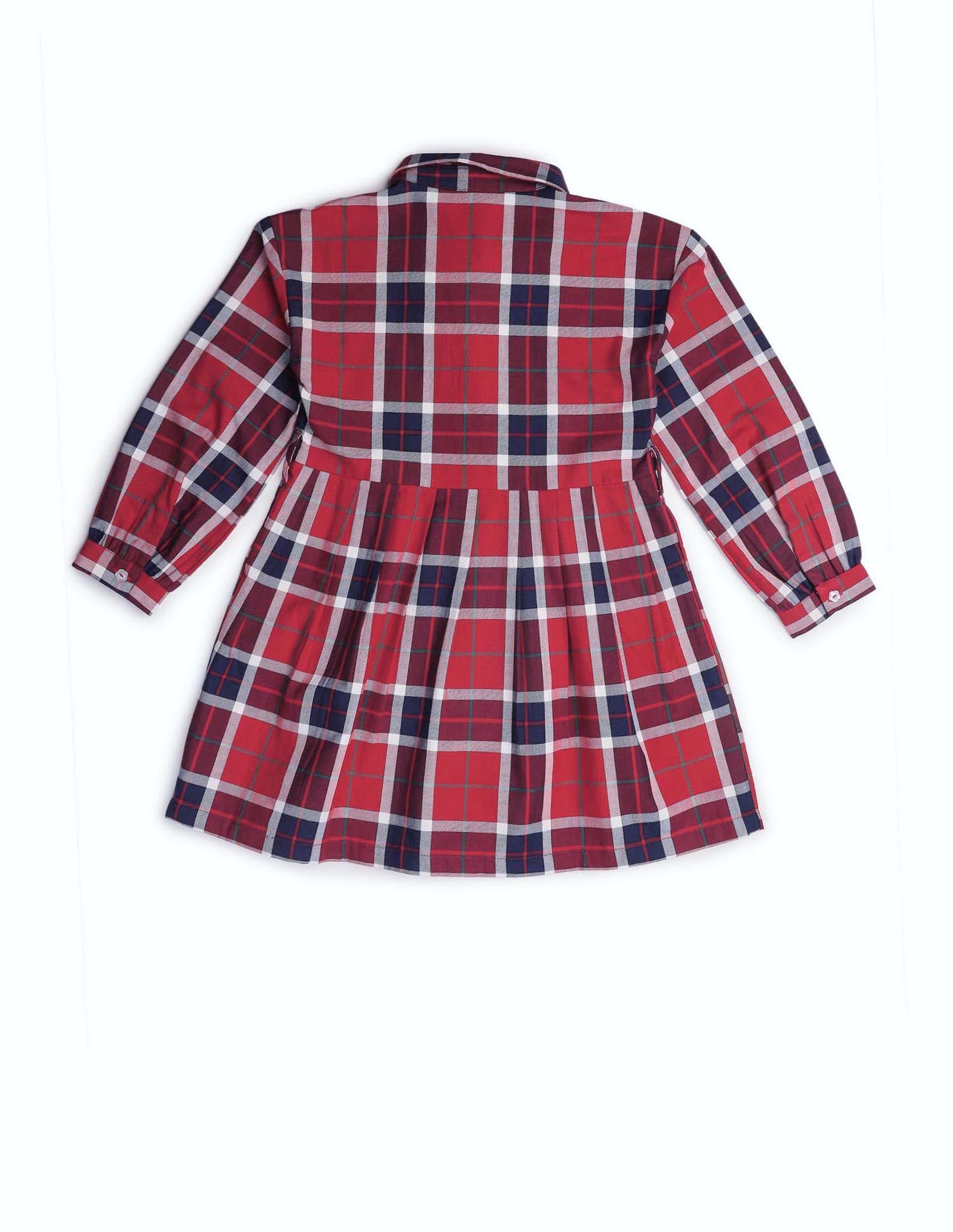 Girls Checked Shirt Dress Multicolour - U.S. POLO ASSN. | Large