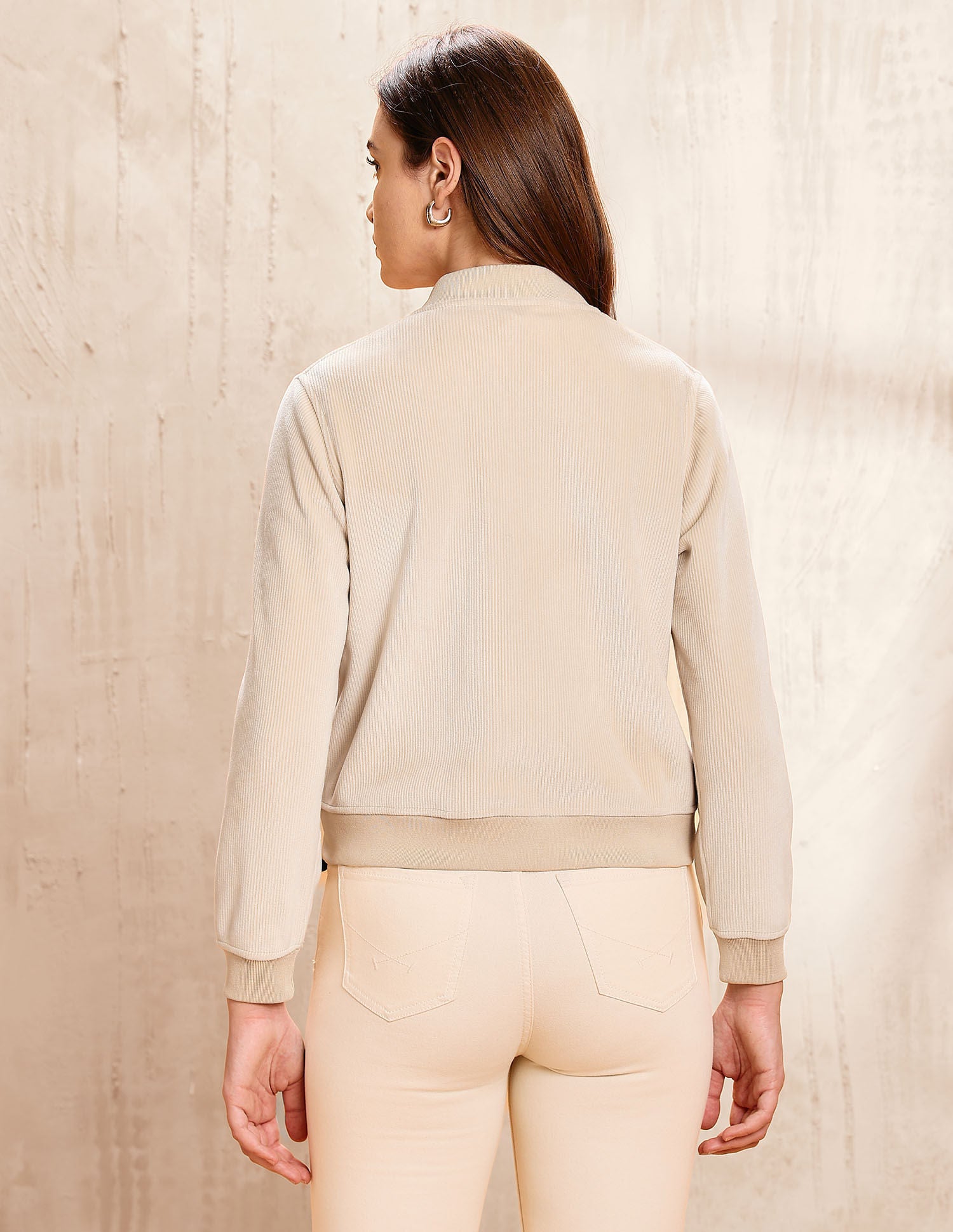 Solid Reversible Bomber Jacket White - U.S. POLO ASSN. | Large