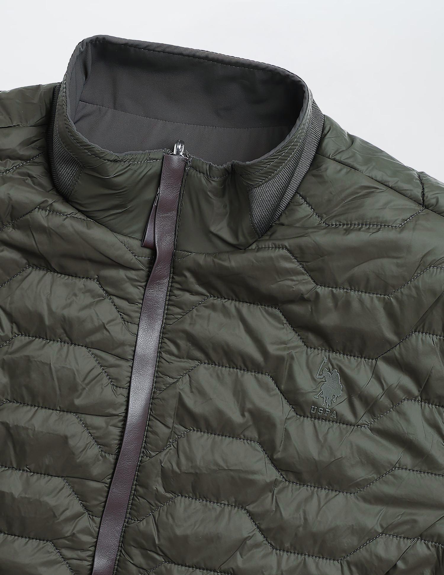 Reversible Regular Fit Jacket Green - U.S. Polo Assn. India | Large
