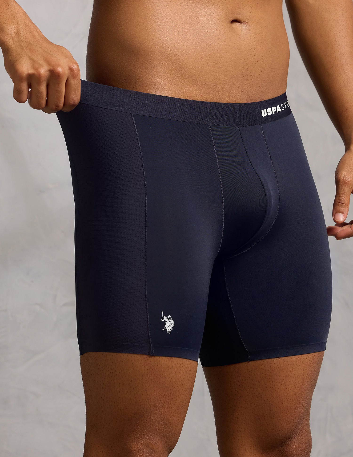 Micro Fibre Seamless Long Trunk Navy - U.S. POLO ASSN. | Large