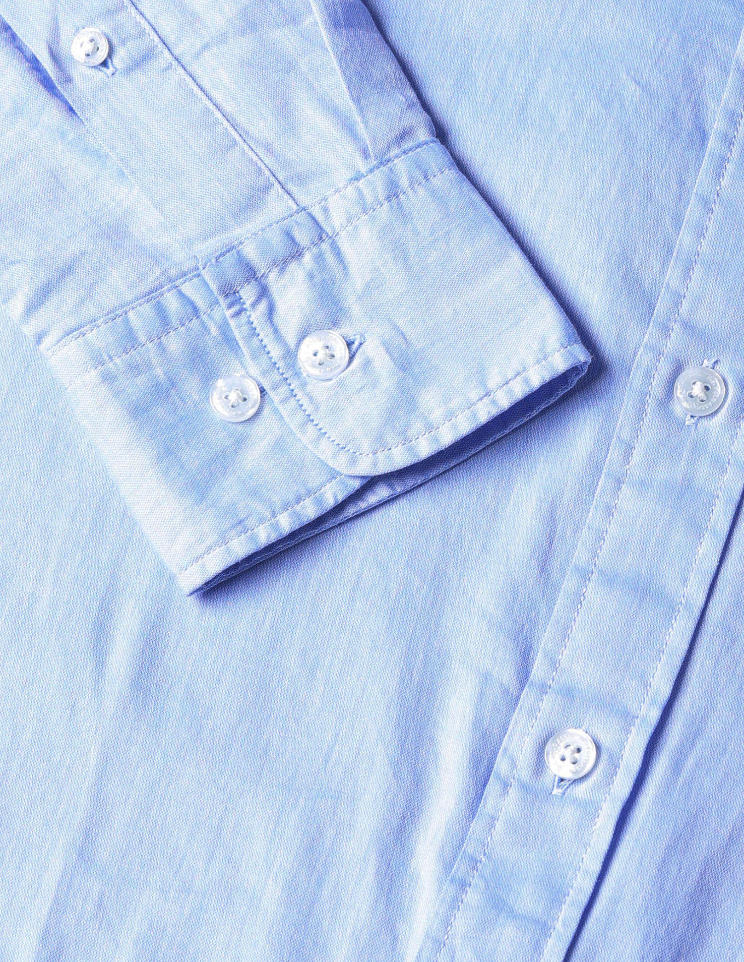 Twill Tailored Fit Shirt Blue - U.S. POLO ASSN. | Large