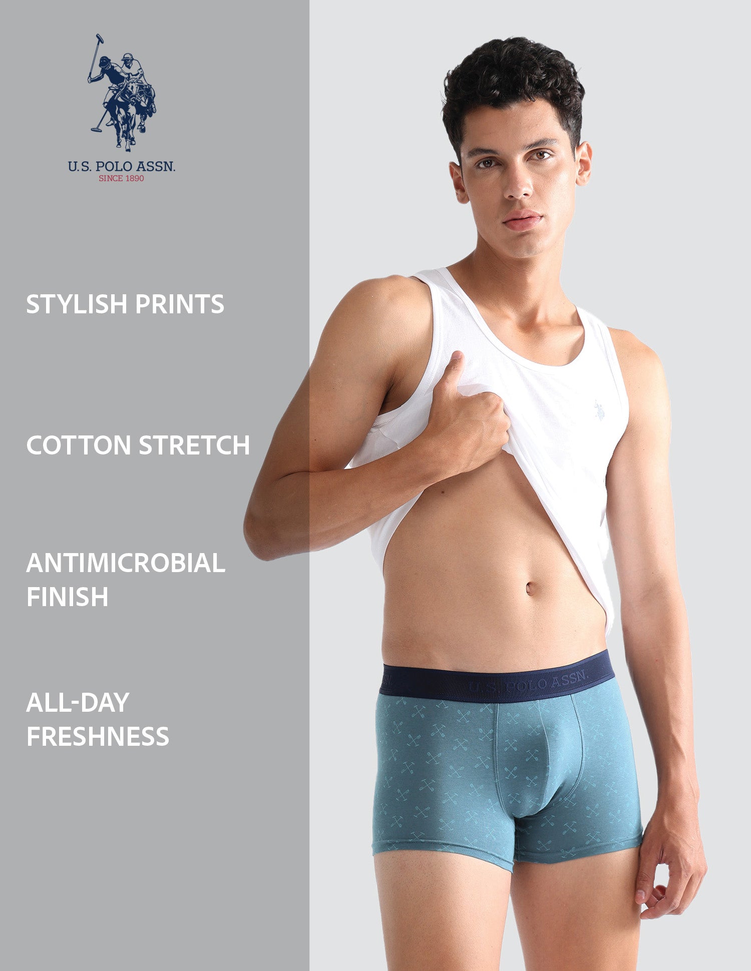 Printed OET16 Trunks - Pack Of 2 Stargazer and Picante - U.S. POLO ASSN. | Large