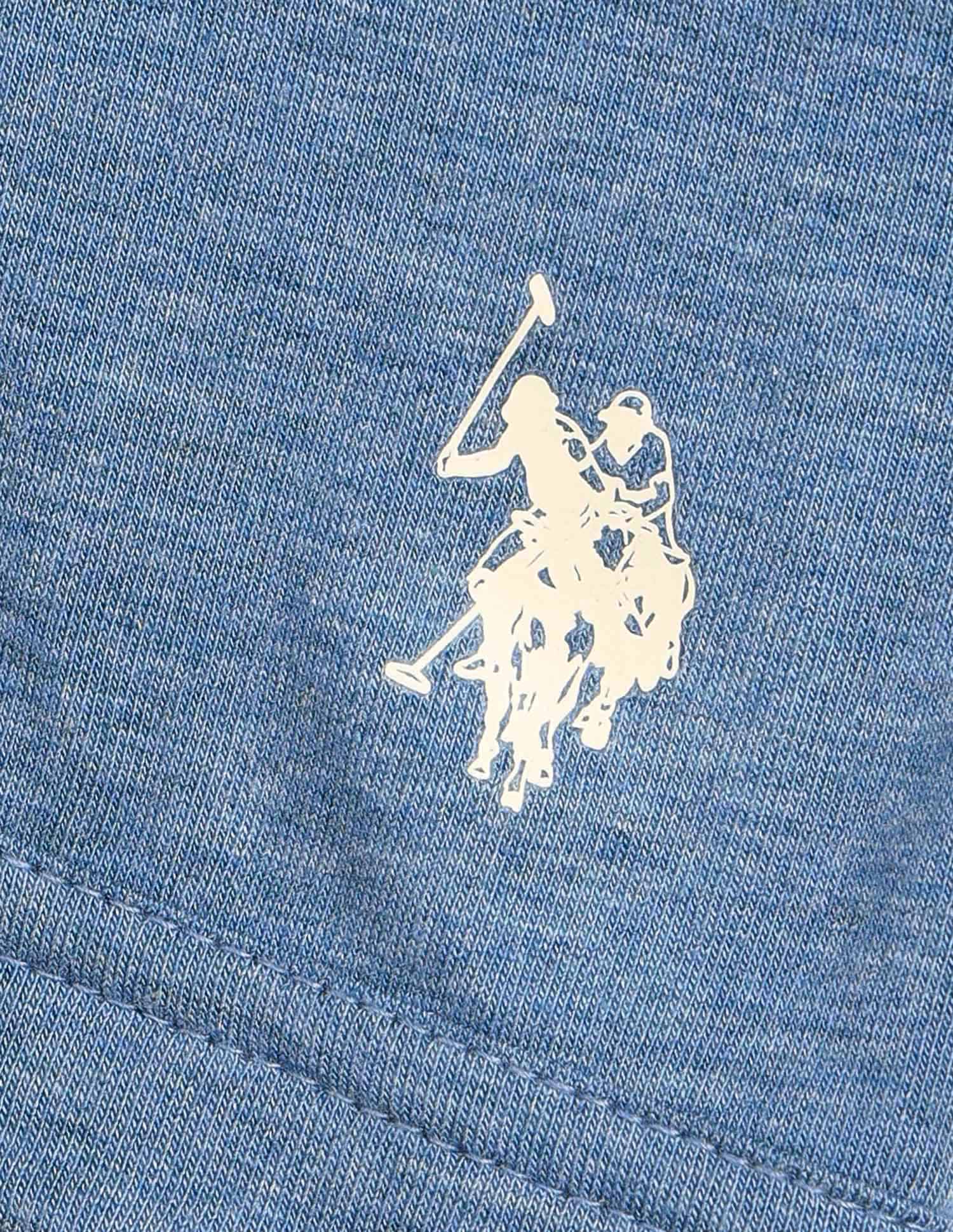 Moisture Control Breathable PT006 Trunks - Pack Of 1 Blue Melange - U.S. POLO ASSN. | Large