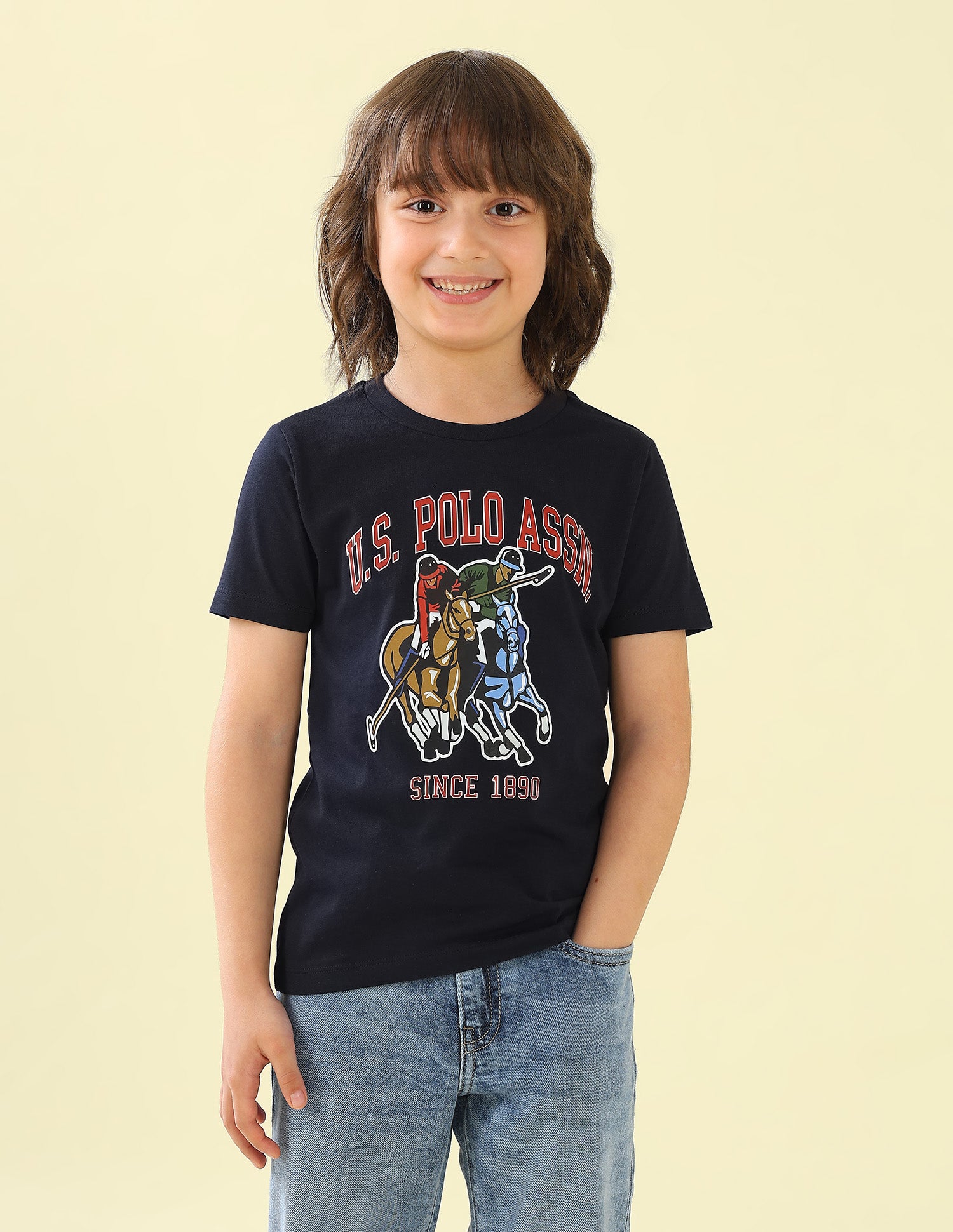 Graphic Brand Printed Regular Fit T-Shirt - Pack Of 2 Multi2 - U.S. Polo Assn. India | Large