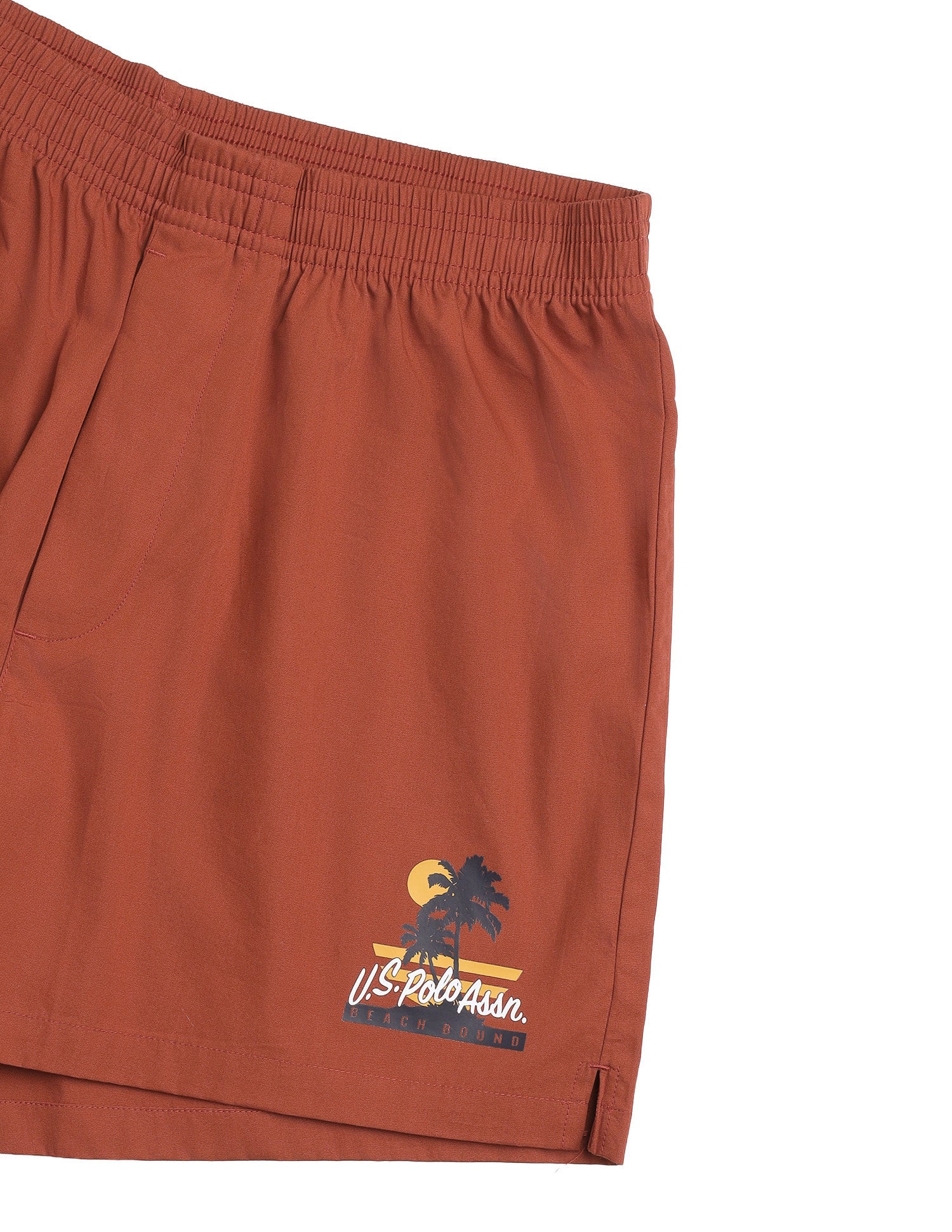 Pure Cotton Mid Rise OEX14 Boxers - Pack Of 1 Picante - U.S. Polo Assn. India | Large