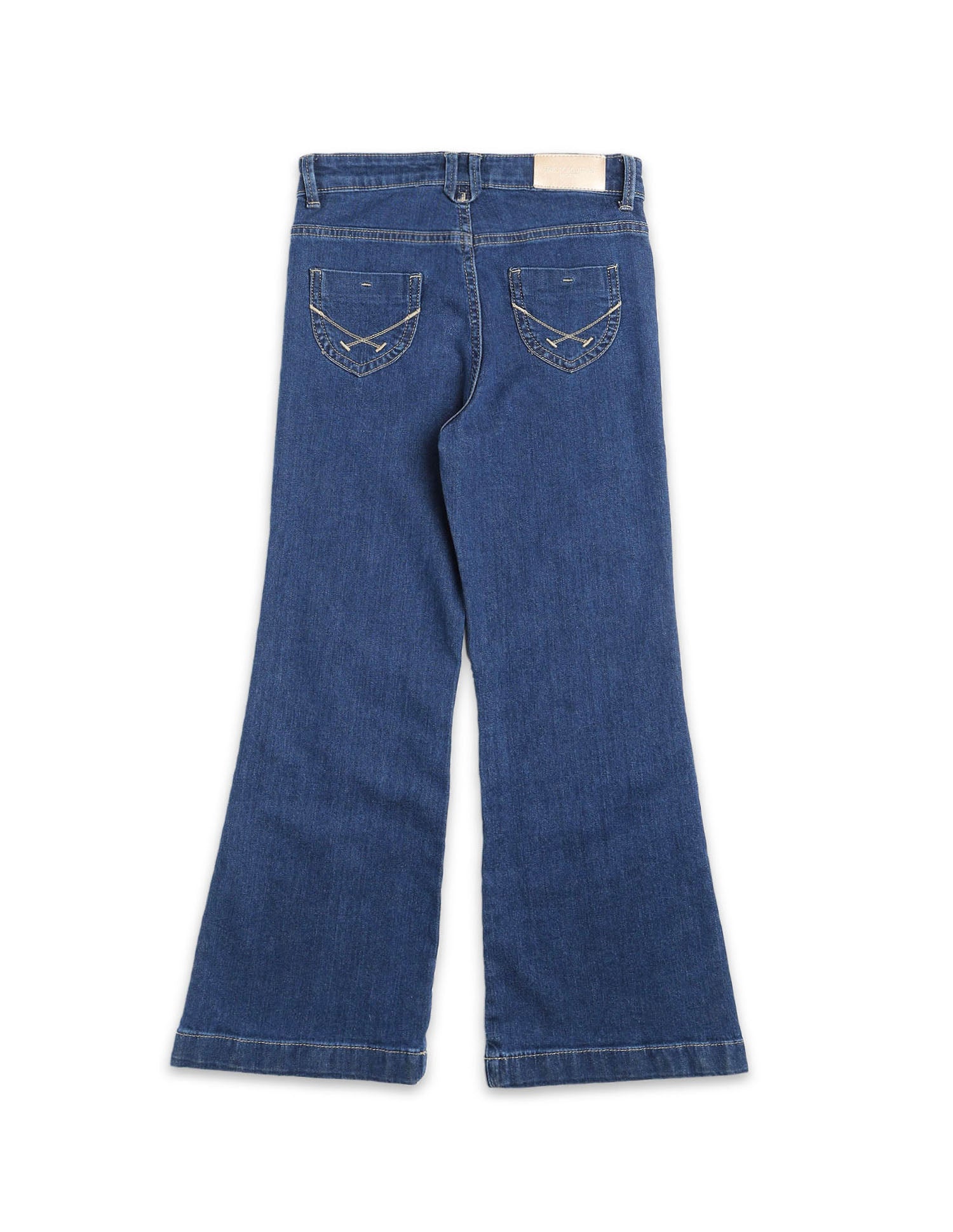 Girls Bootcut Fit Blue Jeans Blue - U.S. POLO ASSN. | Large