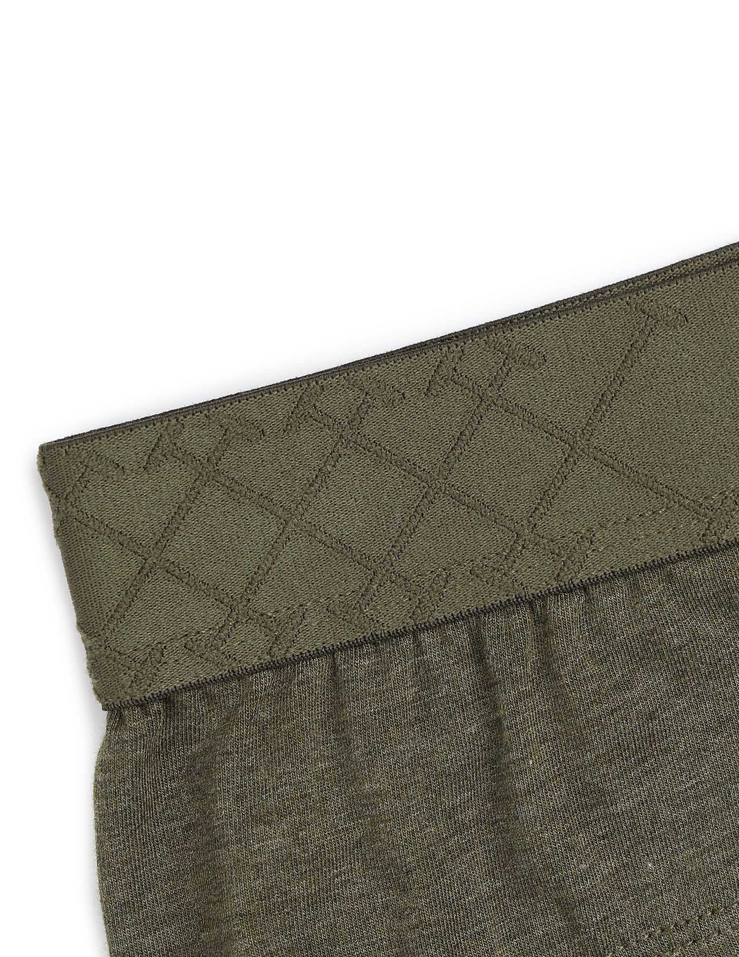 Moisture Control Breathable PT006 Trunks - Pack Of 1 Olive Melange - U.S. POLO ASSN. | Large