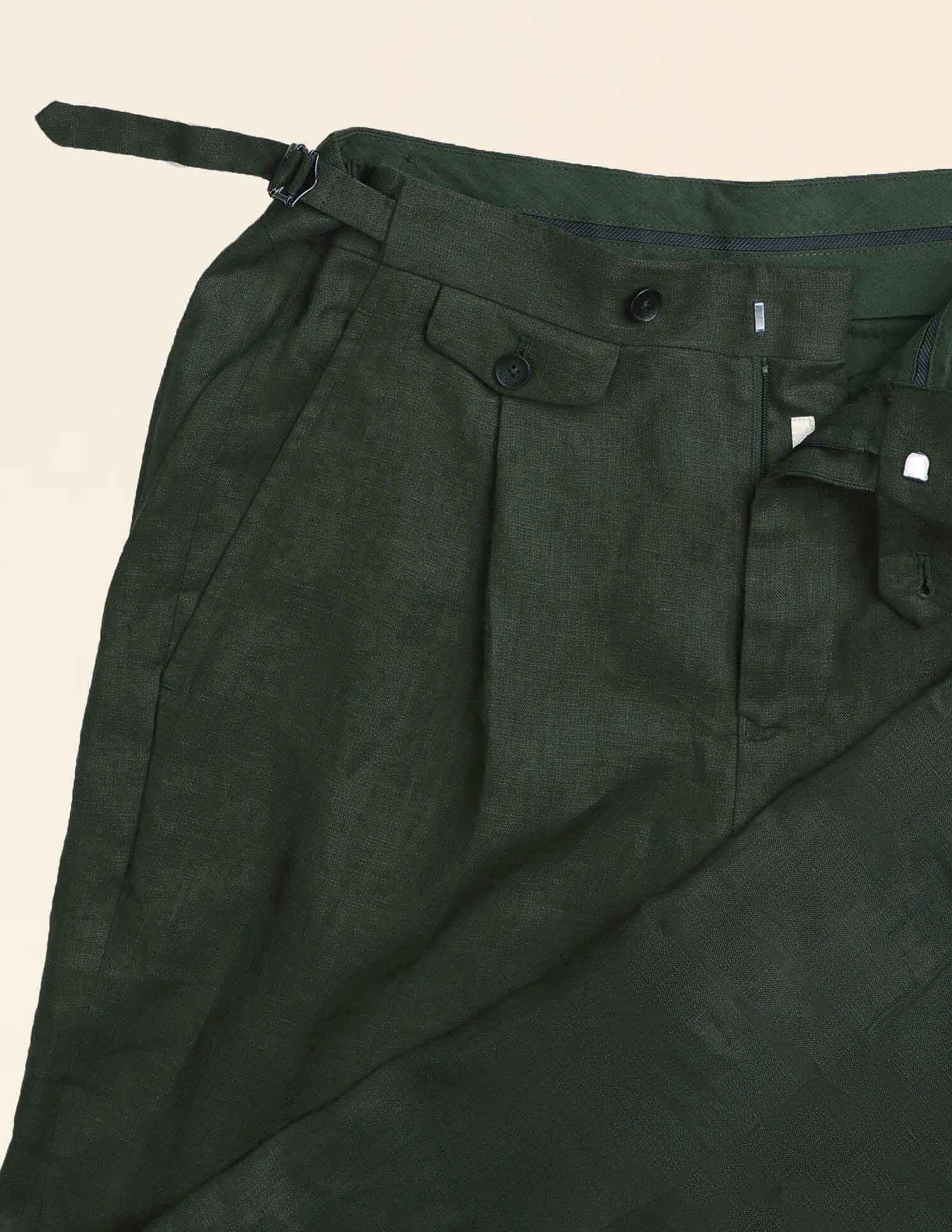 Pacho Riley Straight Fit Trousers Olive - U.S. Polo Assn. India | Large