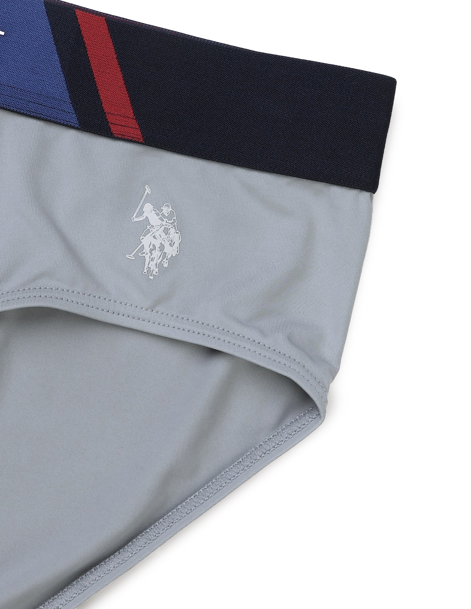 High Stretch Sports RB001 Brief Light Grey - U.S. Polo Assn. India | Large