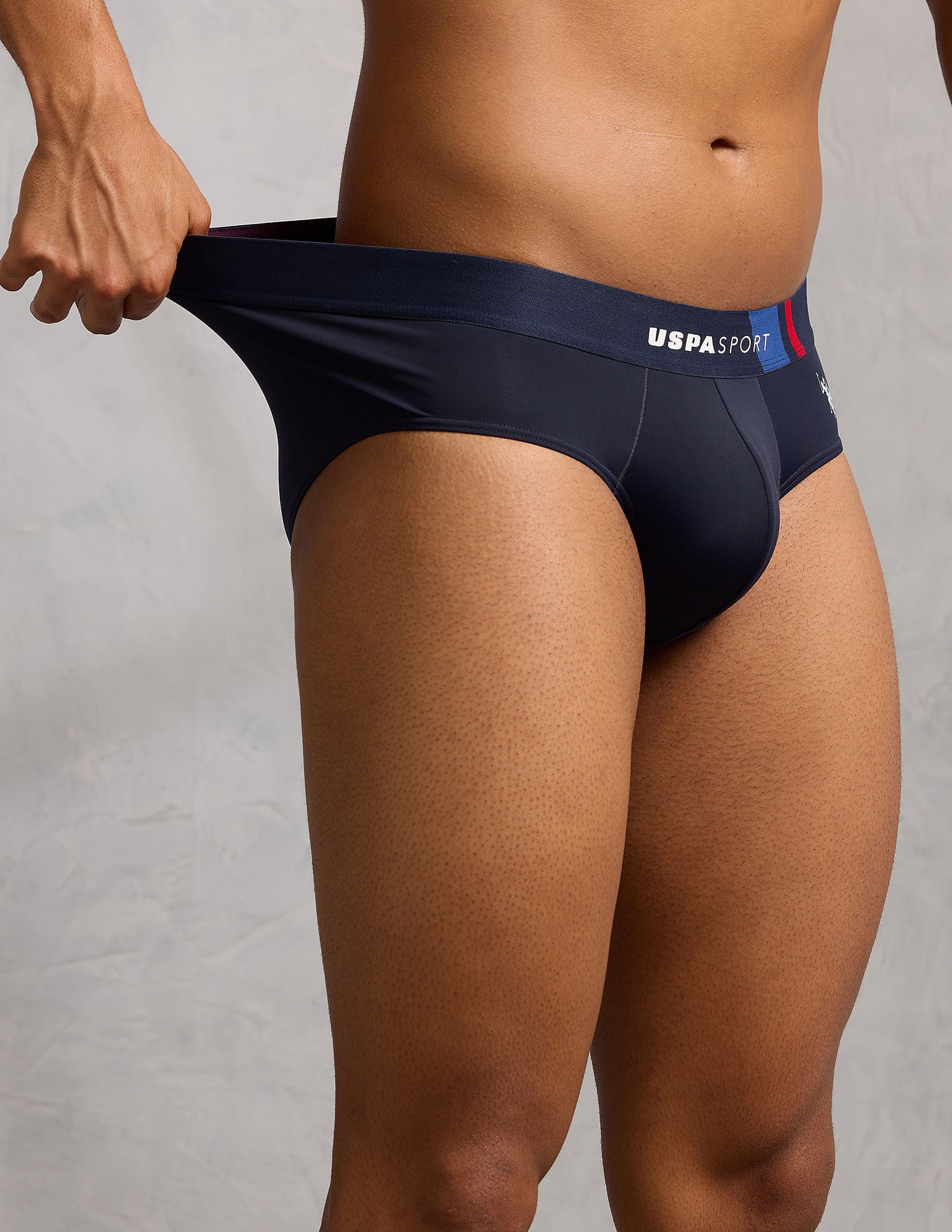 Micro Fibre Sports High Stretch Brief Navy - U.S. POLO ASSN. | Large