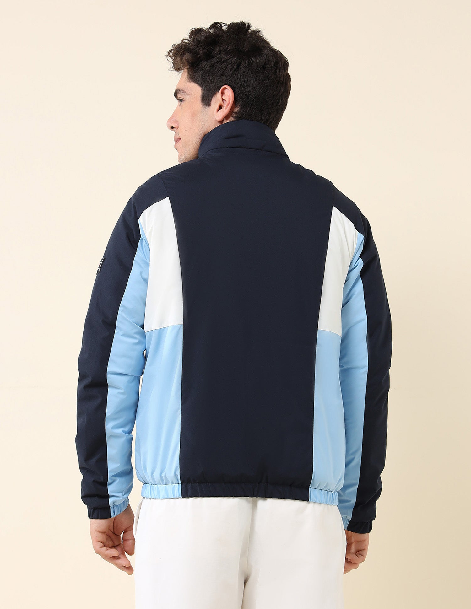 High Neck Regular Fit Jacket Navy - U.S. Polo Assn. India | Large