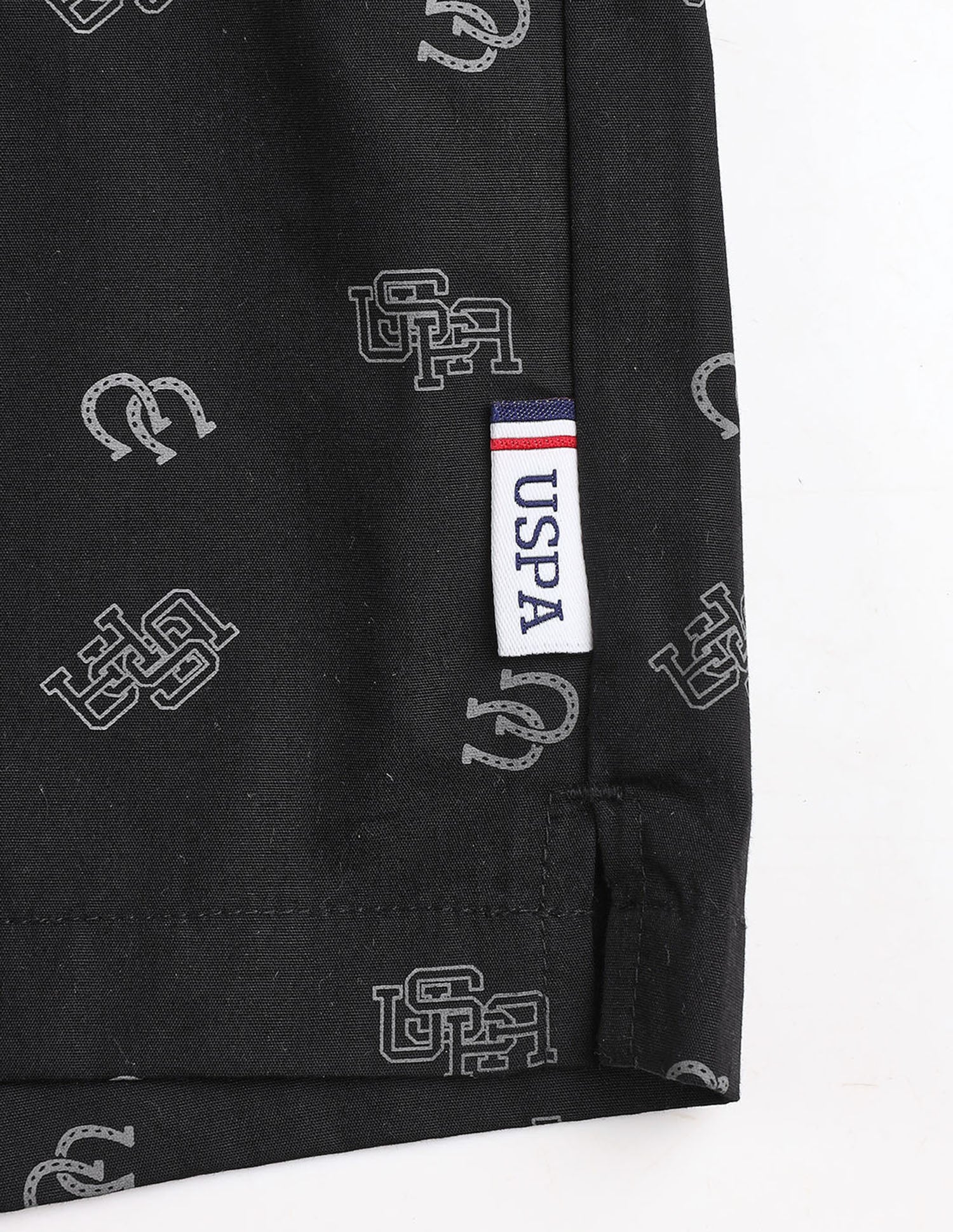 Cotton Printed OEX12 Boxers - Pack Of 1 Black - U.S. POLO ASSN. | Large