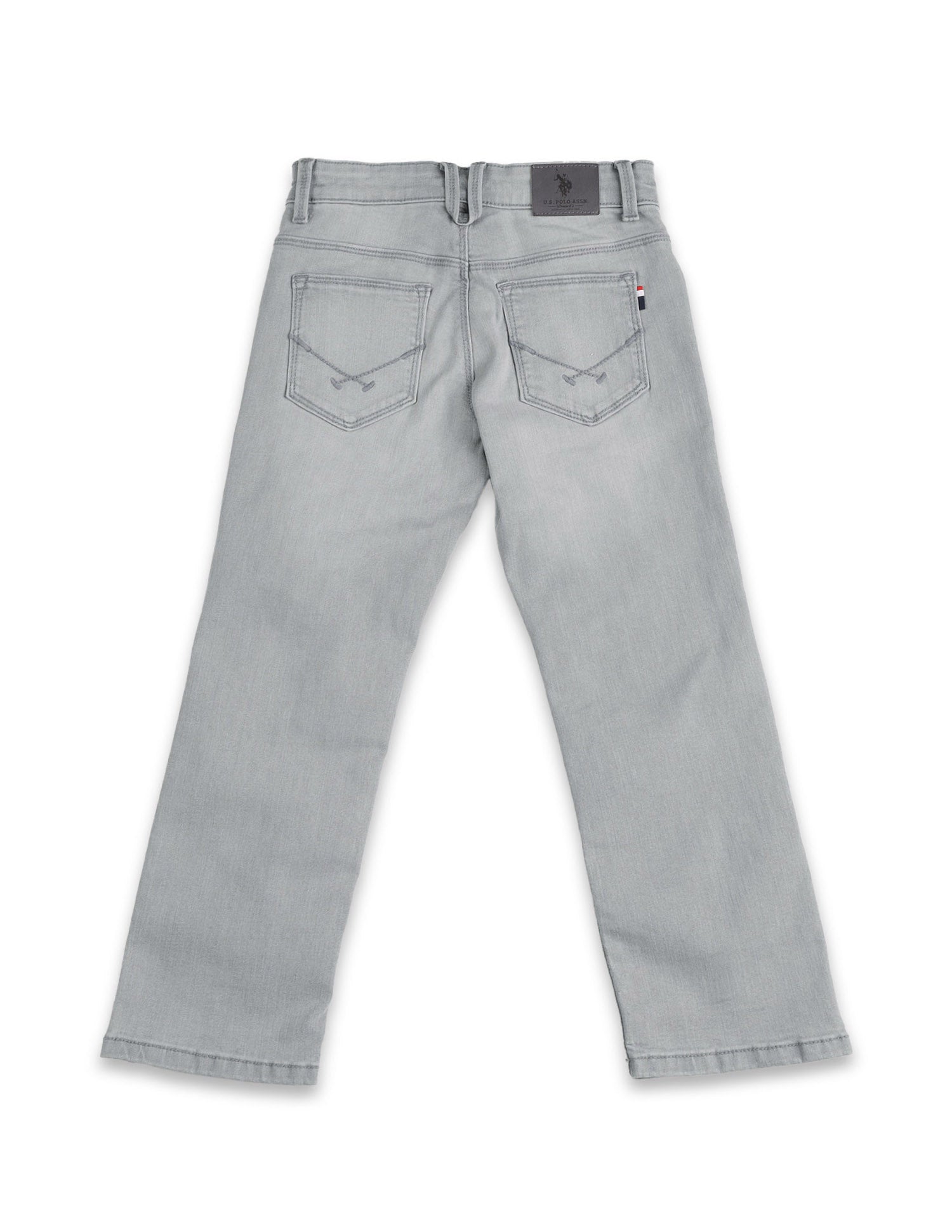 Boys Whiskered Relaxed Fit Jeans Grey - U.S. POLO ASSN. | Large