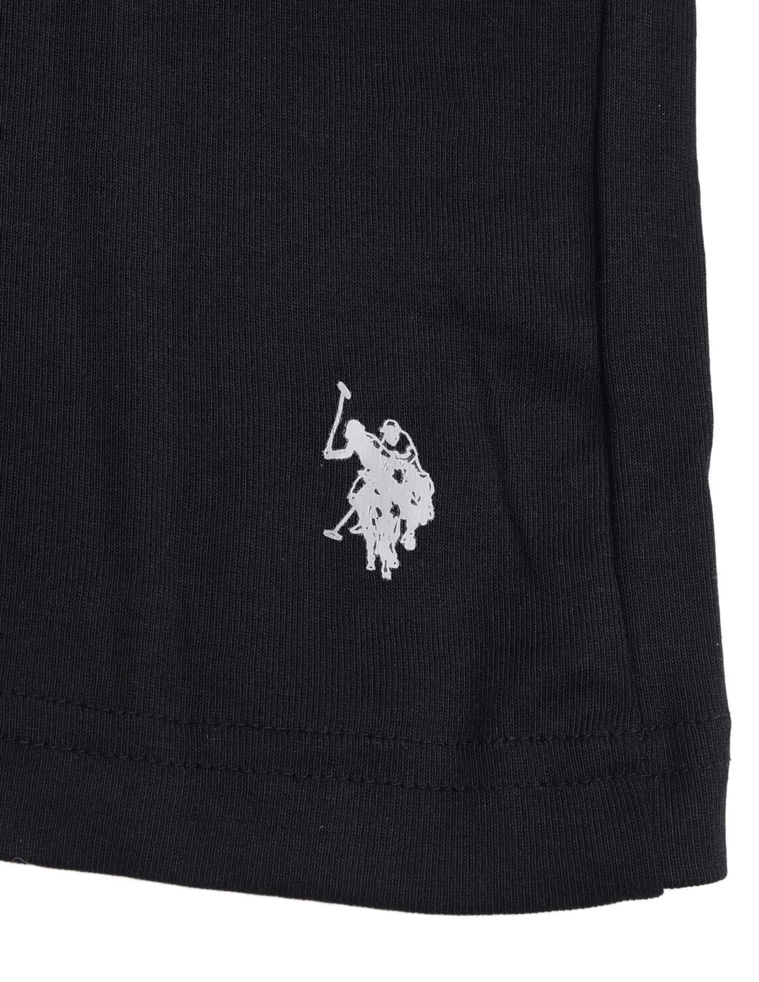 Pure Cotton EV006 Vest - Pack Of 1 Black - U.S. Polo Assn. India | Large