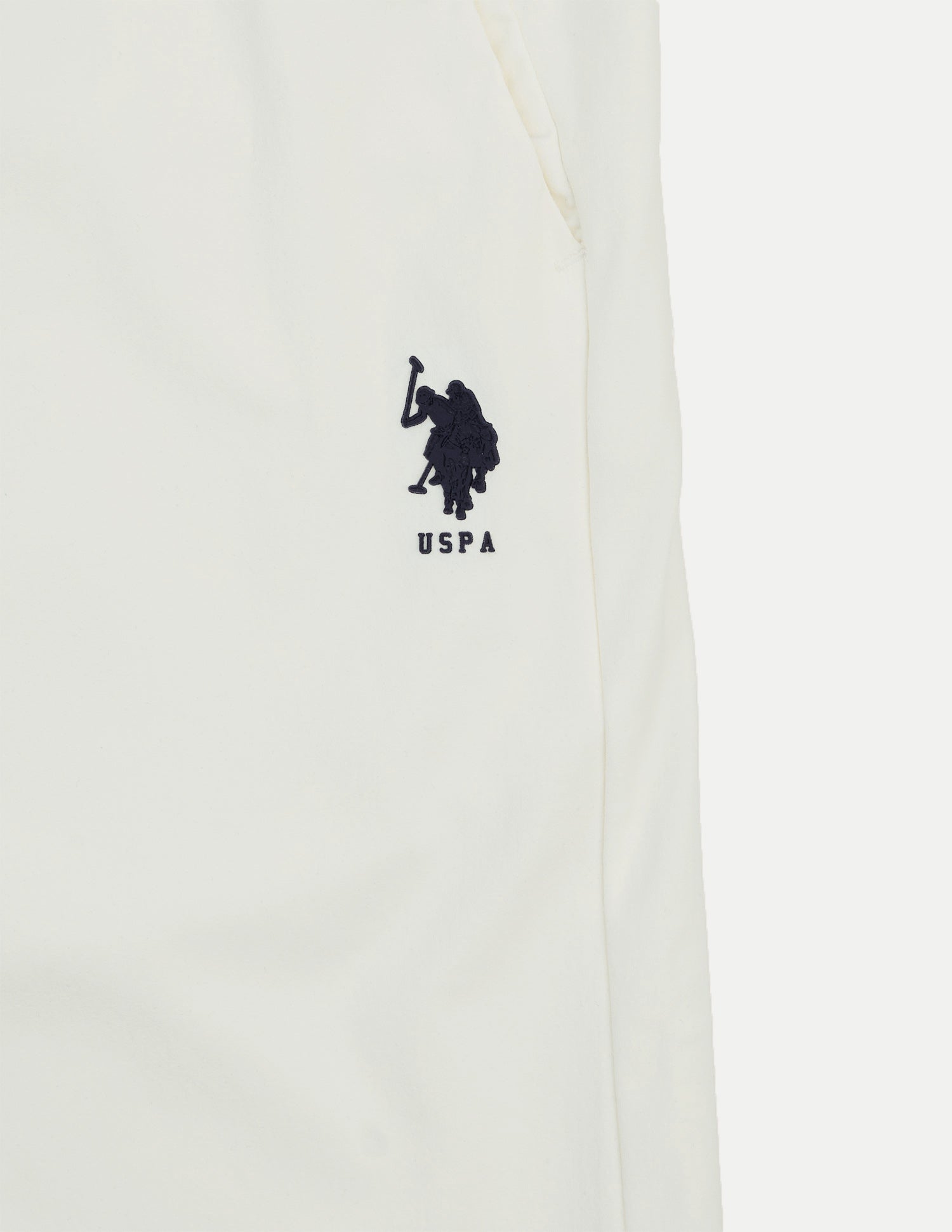 Mid Rise Regular Fit Active Shorts White - U.S. Polo Assn. India | Large