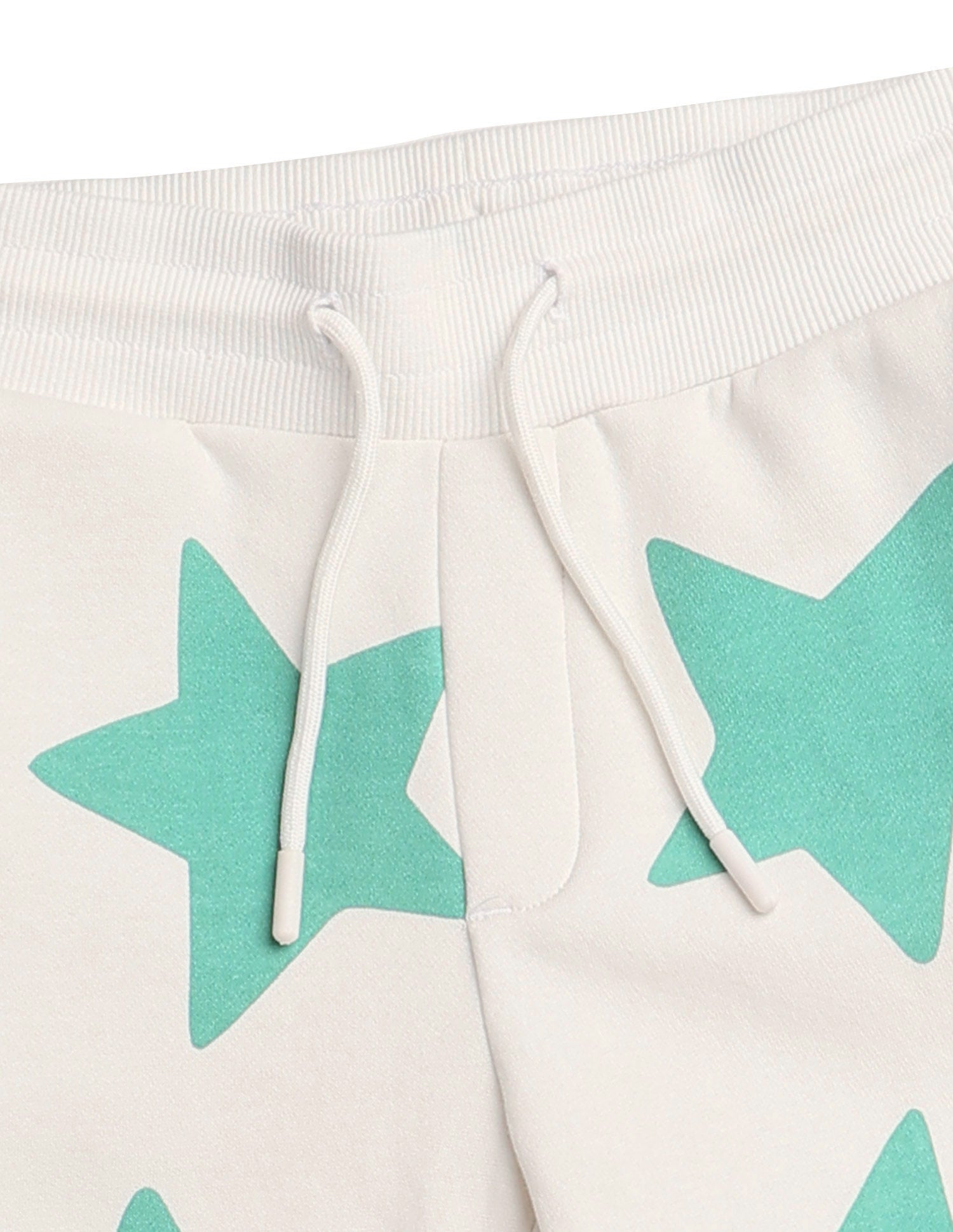 Boys Geometric Printed Regular Fit Joggers Off White - U.S. POLO ASSN. | Large