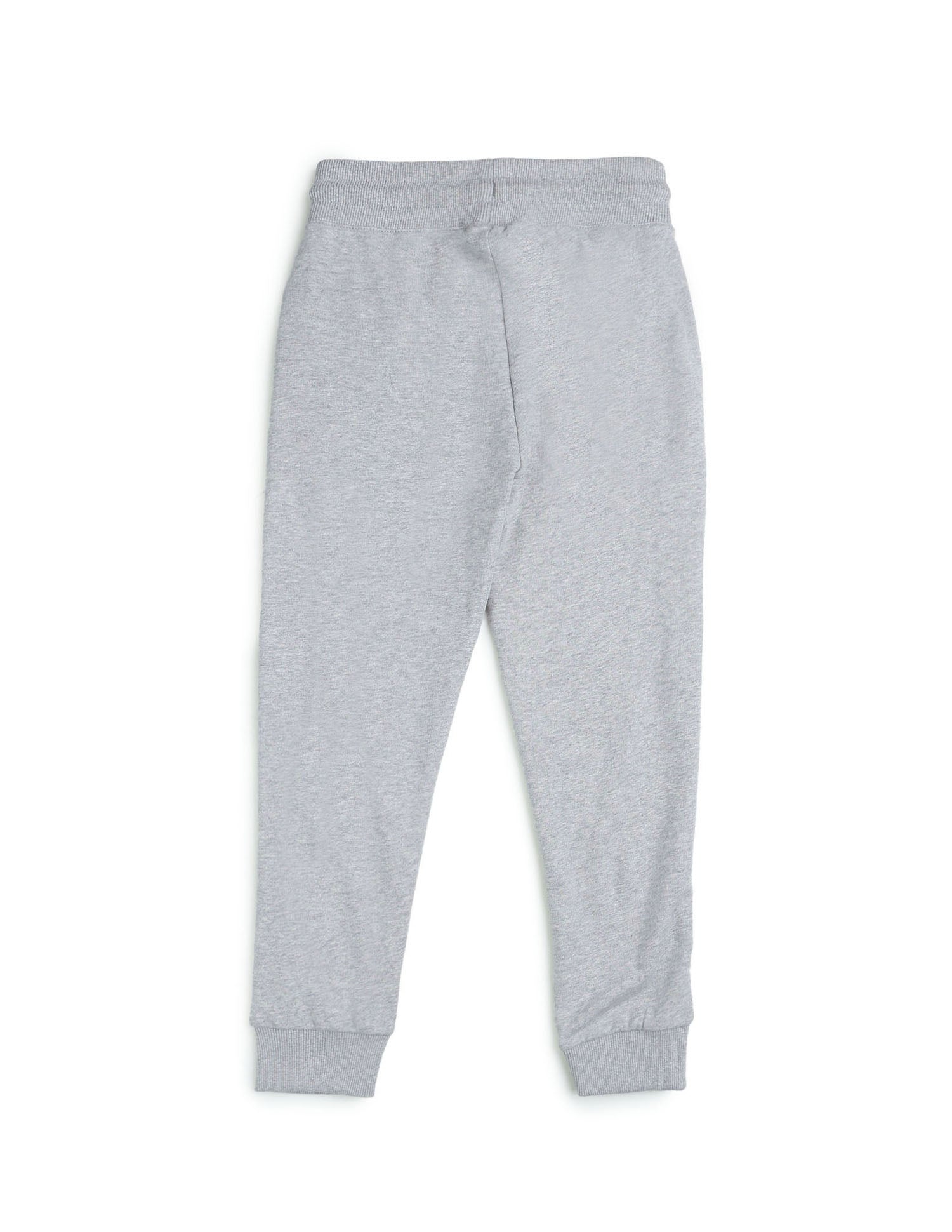 Boys Brand Appliqued Regular Fit Joggers Light Grey - U.S. POLO ASSN. | Large