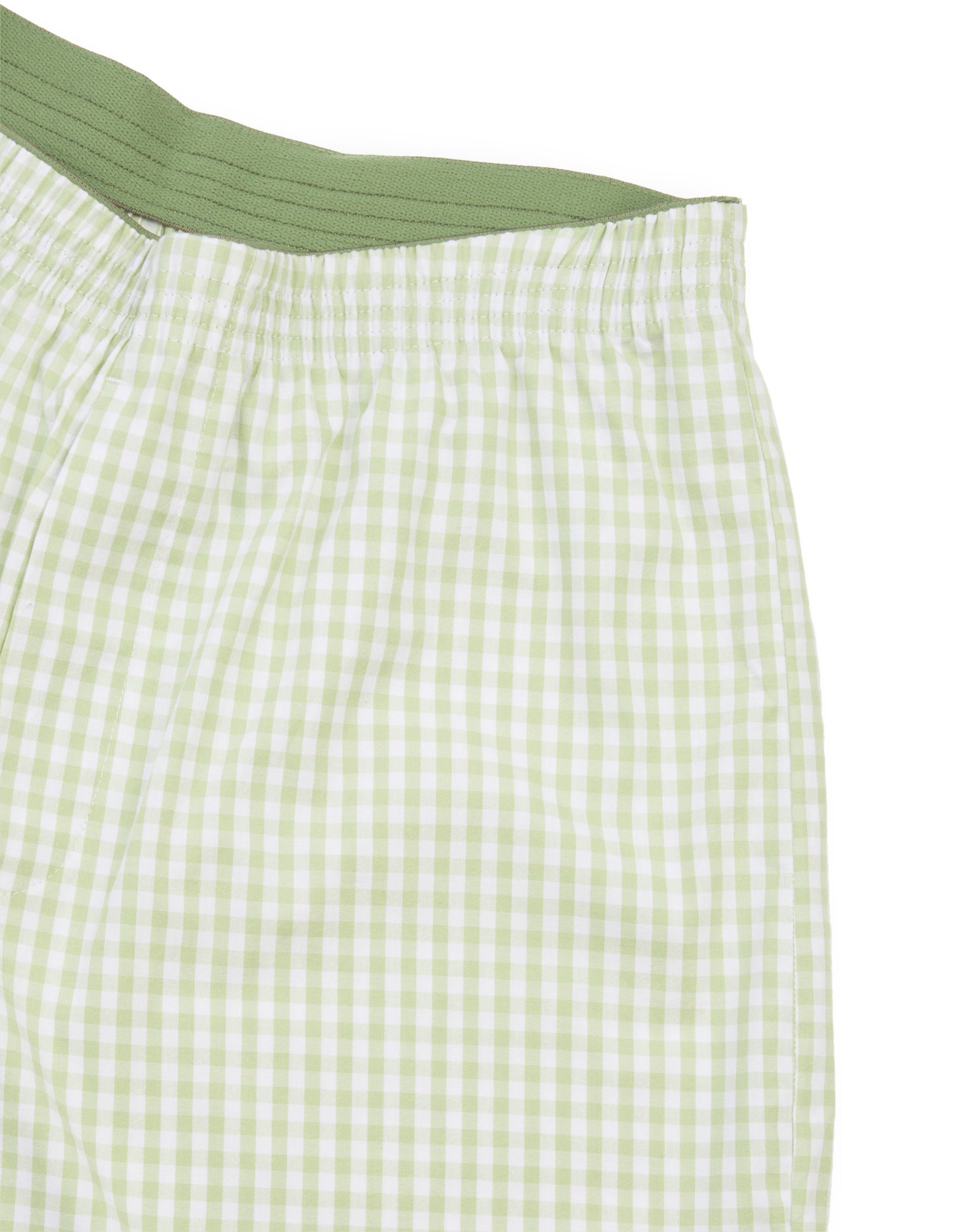 Gingham Checked OEX24 Boxer Shorts Green - U.S. Polo Assn. India | Large