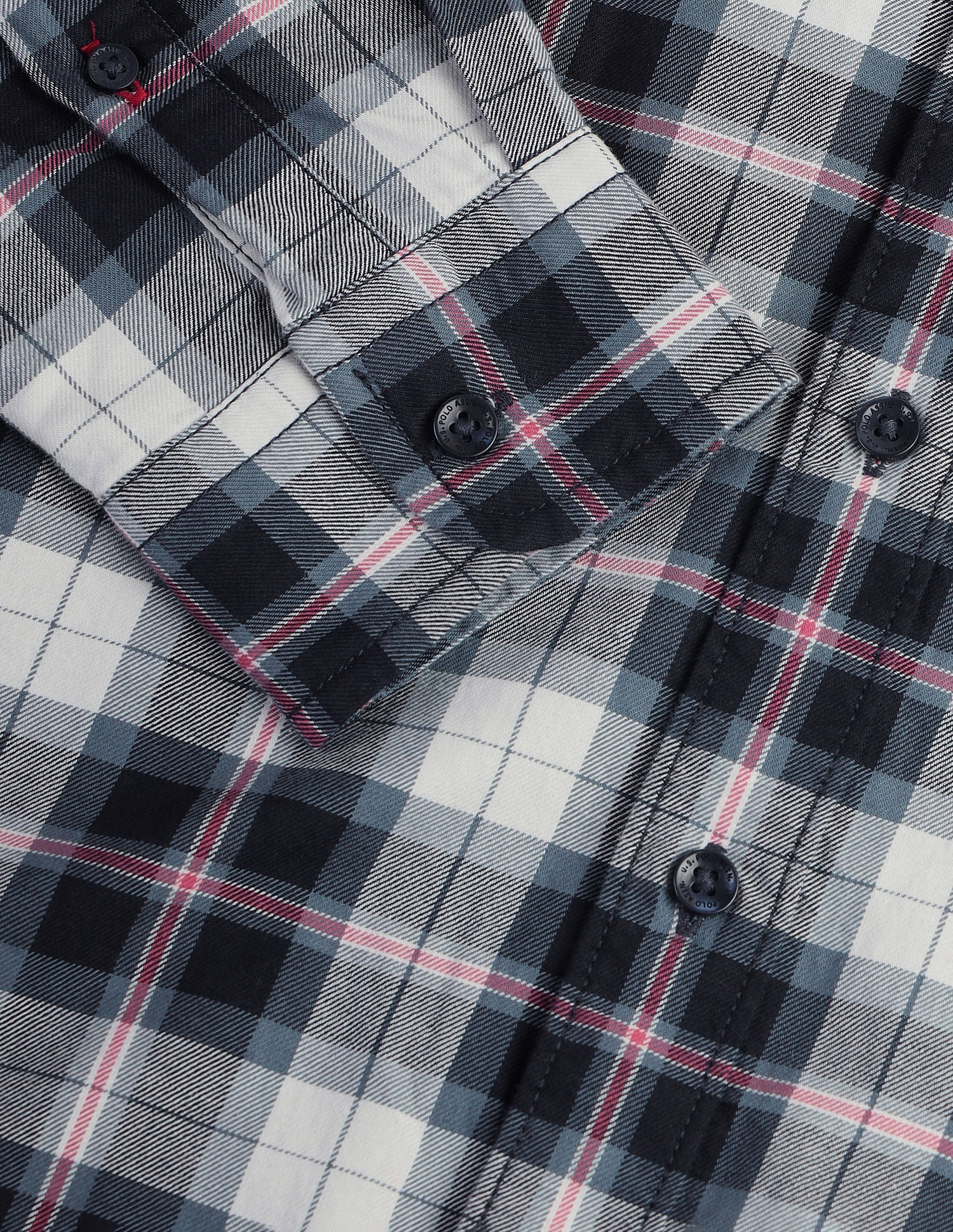 Plaid Check Slim Fit Shirt Navy - U.S. Polo Assn. India | Large