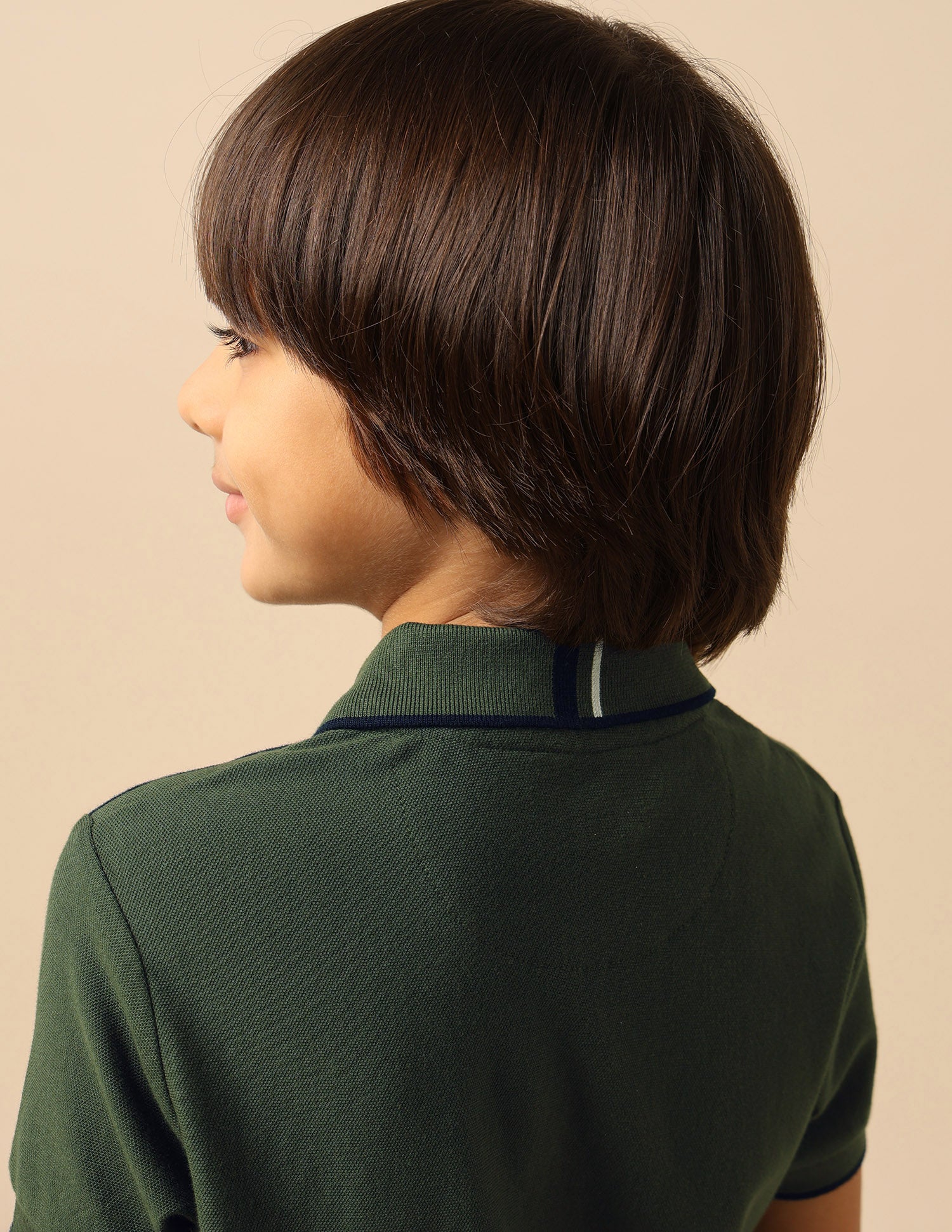 Boys Colour Blocked Regular Fit Polo Shirt Olive - U.S. POLO ASSN. | Large