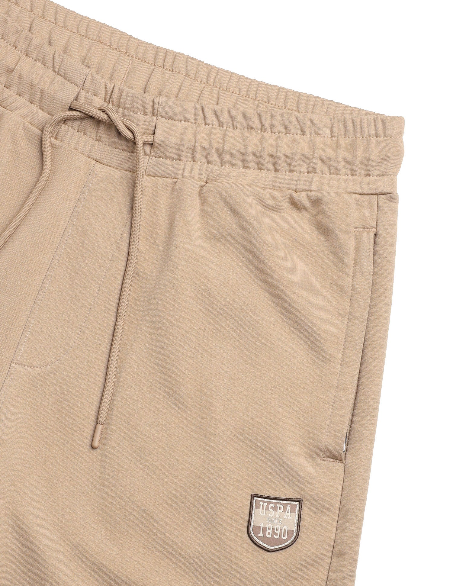 Breathable Relaxed Fit OJ010 Lounge Joggers Stucco - U.S. Polo Assn. India | Large