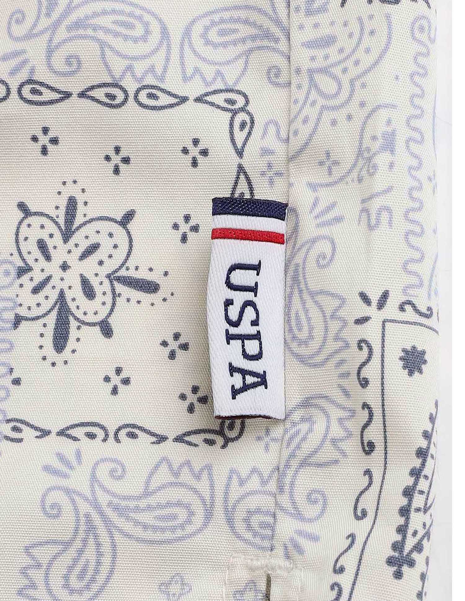 Cotton Printed OEX12 Boxers - Pack Of 1 Off White - U.S. POLO ASSN. | Large