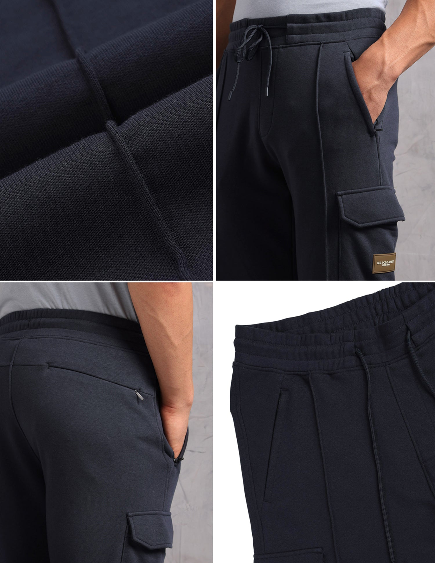 Comfort Fit Cotton OR005 Lounge Pants - Pack Of 1 Light Blue - U.S. POLO ASSN. | Large