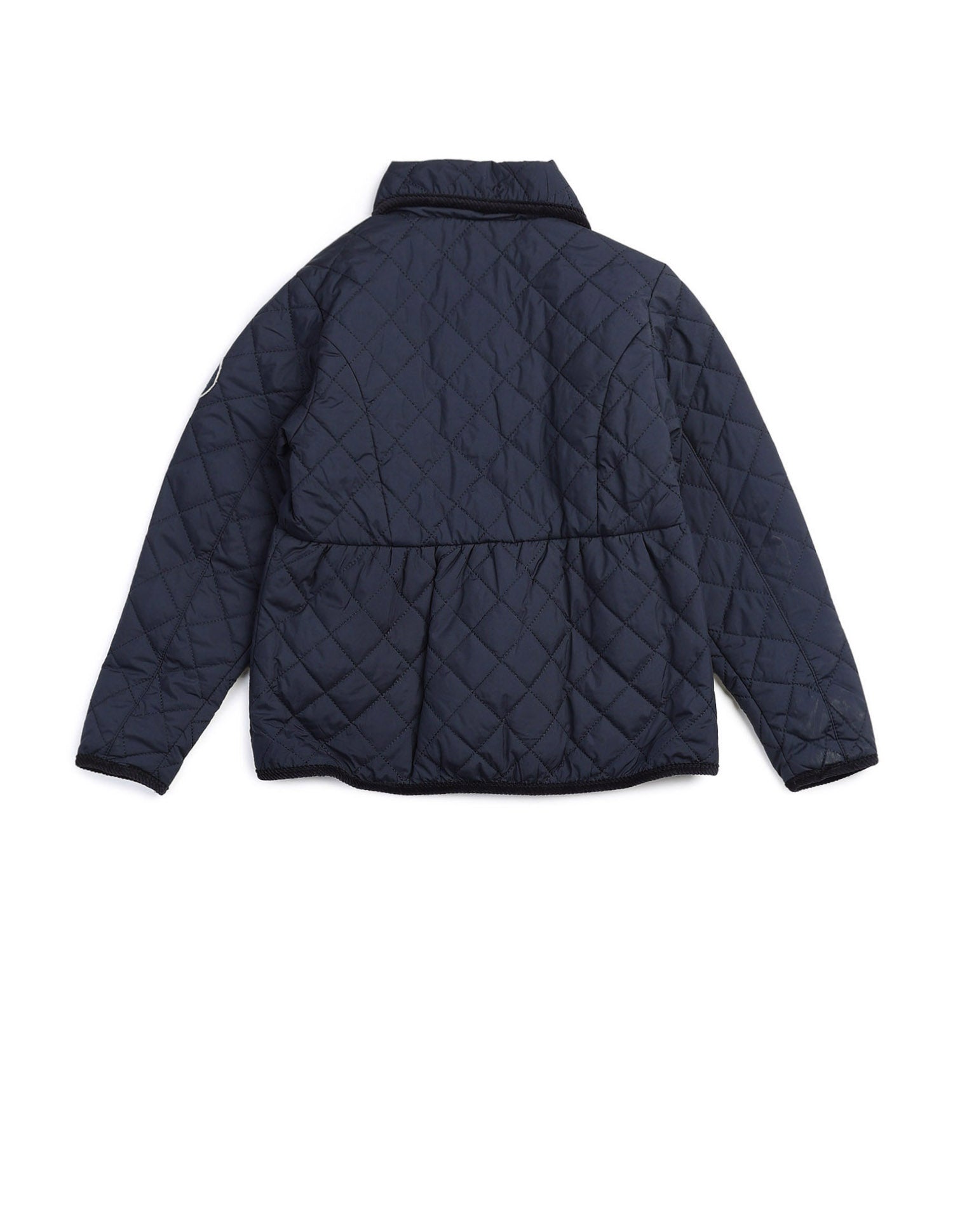 Girls Diamond Quilted Solid Jacket Navy - U.S. POLO ASSN. | Large