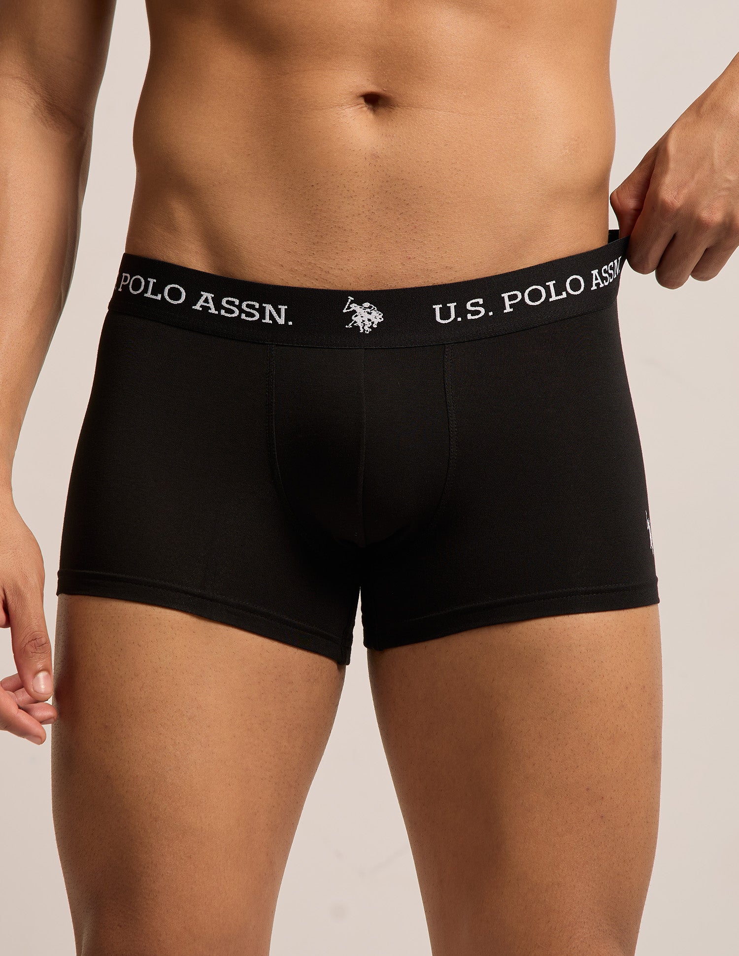 All Day Breathable OET26 Trunks - Pack of 3 Navy|Black|Navy - U.S. Polo Assn. India | Large
