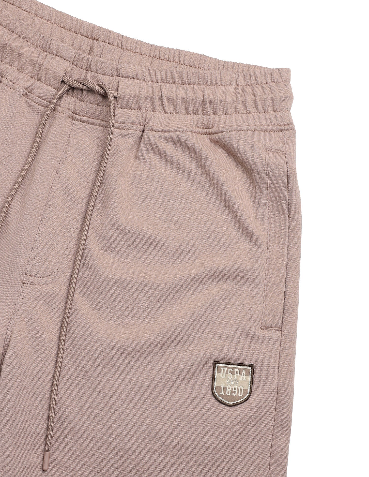Cotton Rich OES11 Lounge Shorts Stucco - U.S. Polo Assn. India | Large
